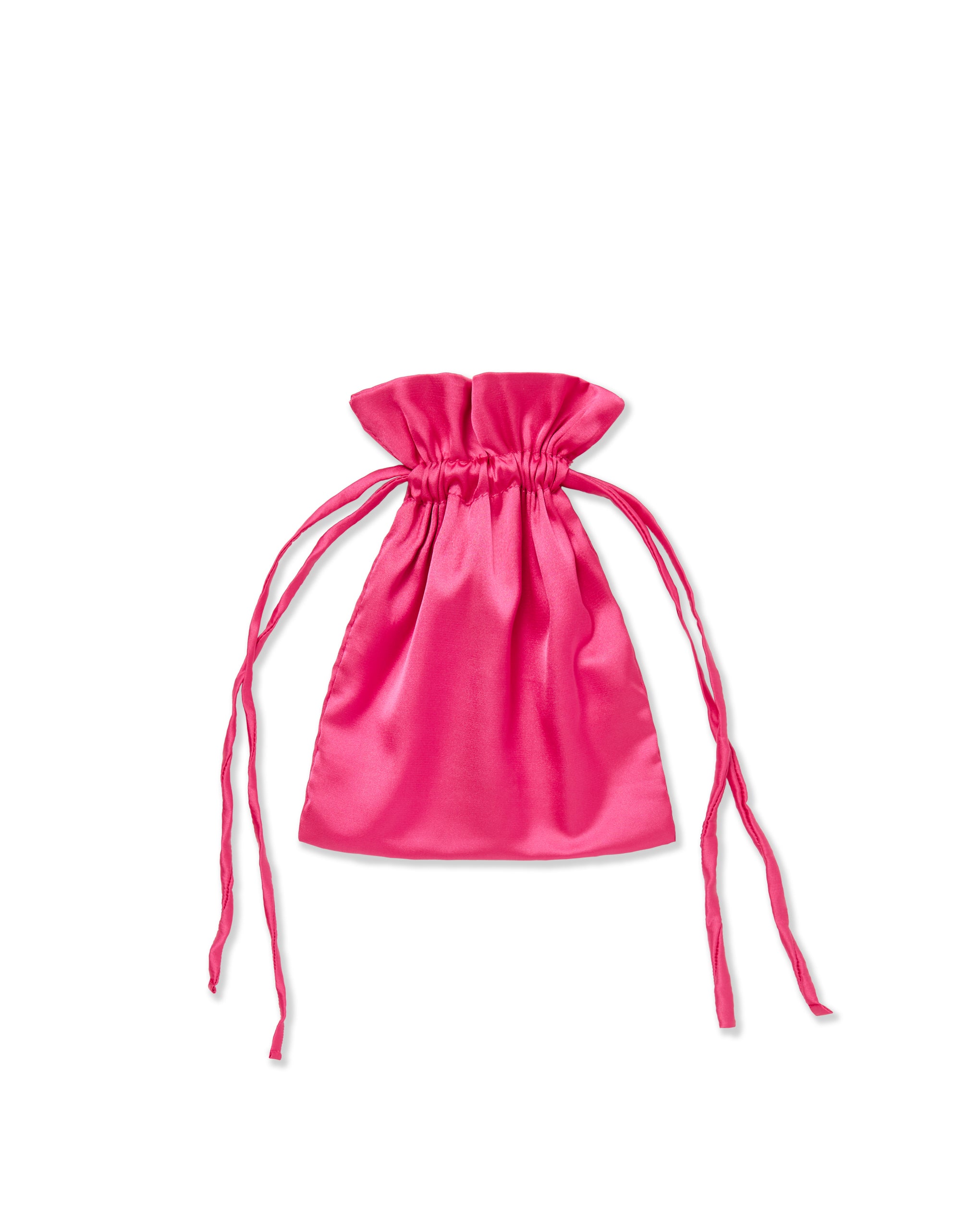 Saskia Luxury Satin Eye Mask Fuchsia Pink