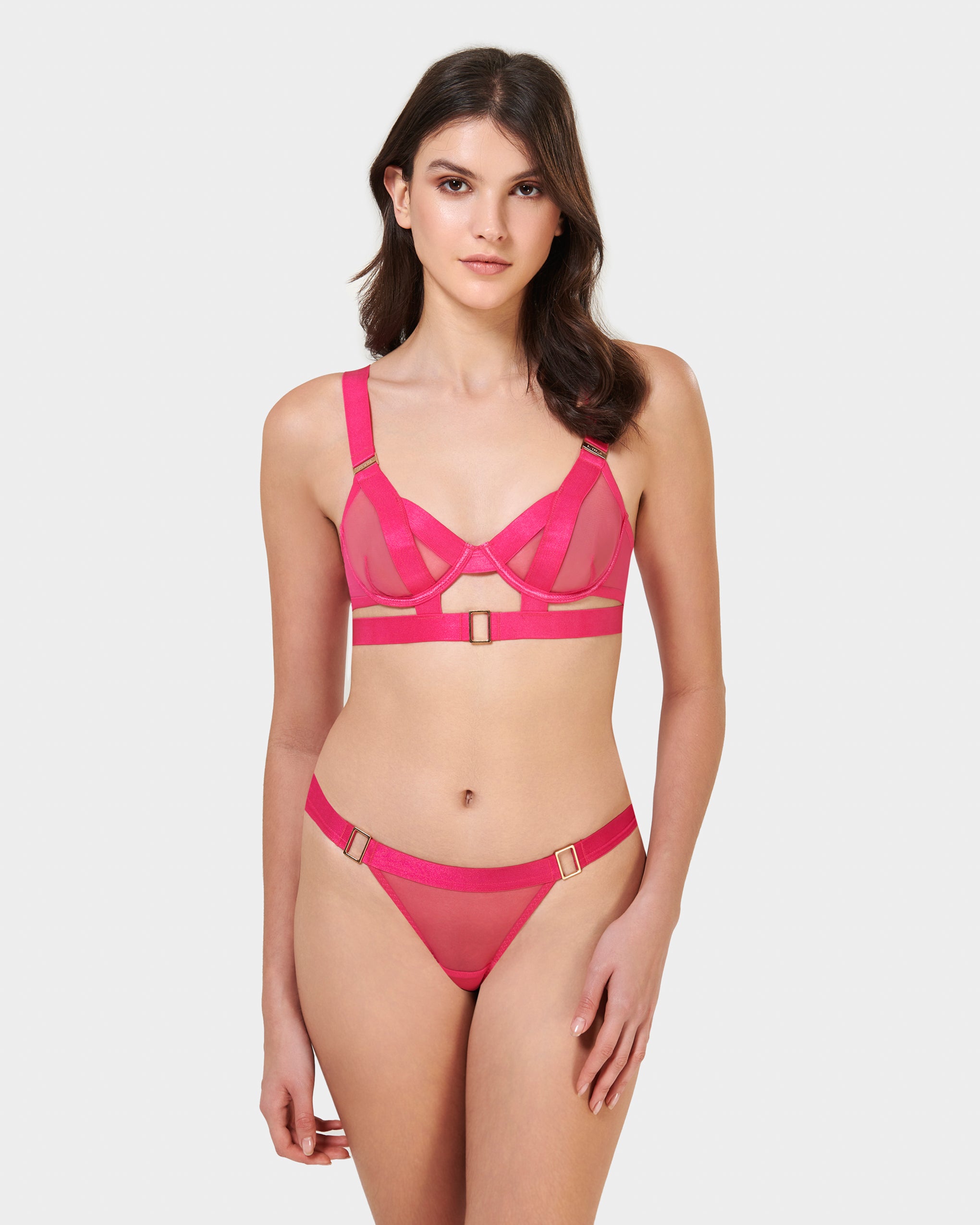 Trinity Bra Fuchsia Pink