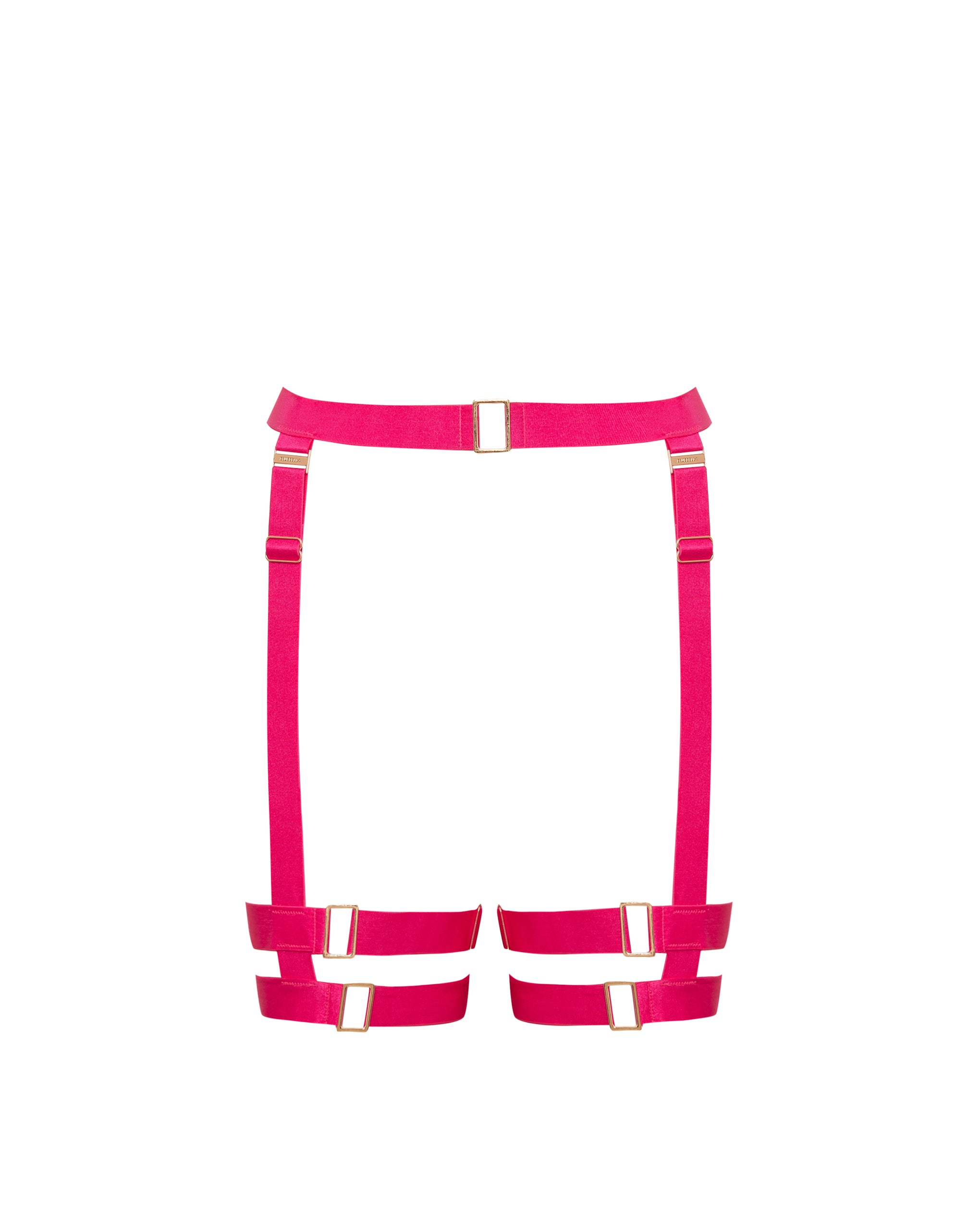 Bluebella Trinity Thigh Harness Fuchsia Pink