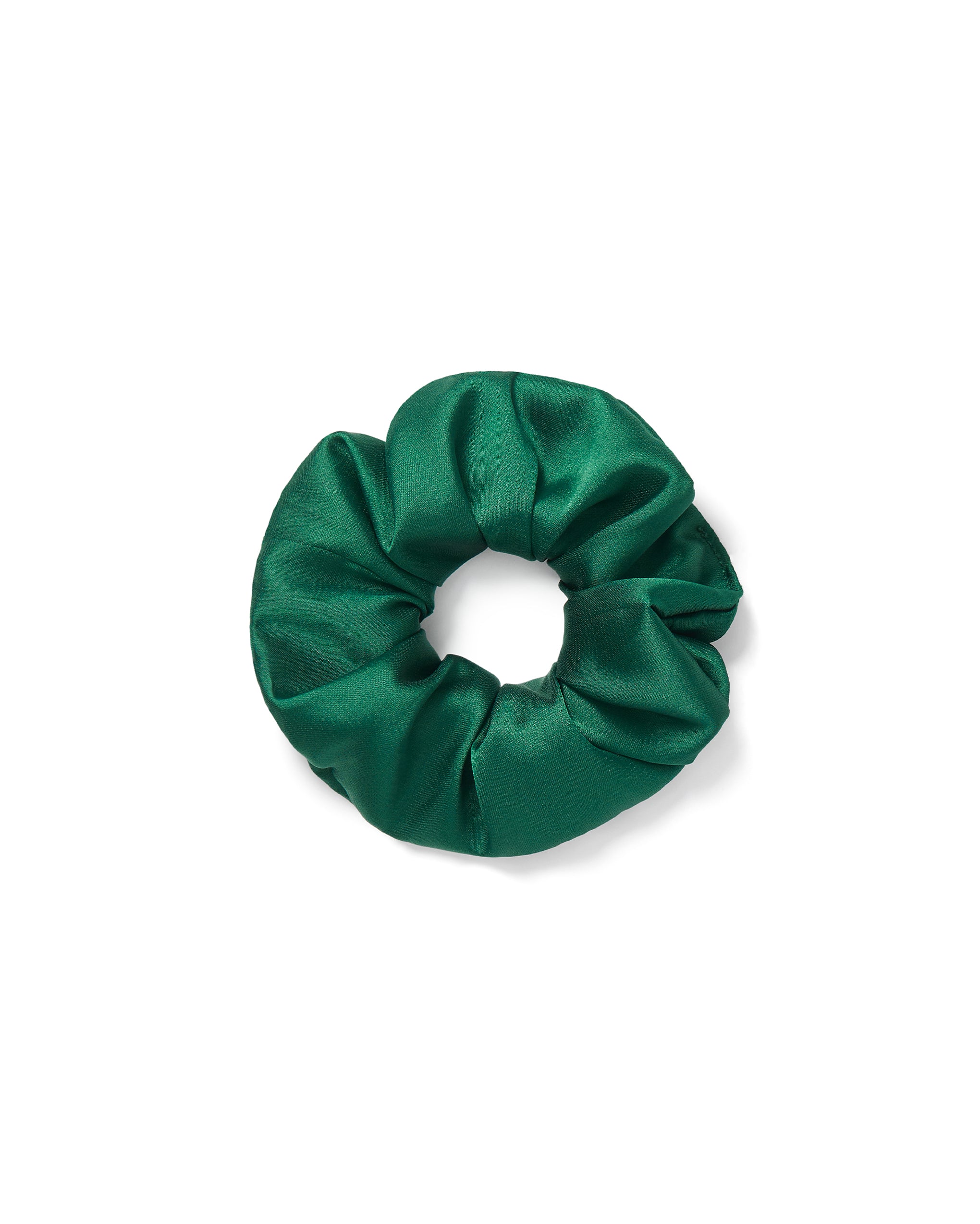 Bluebella Saskia Luxury Satin Scrunchie Aventurine Green