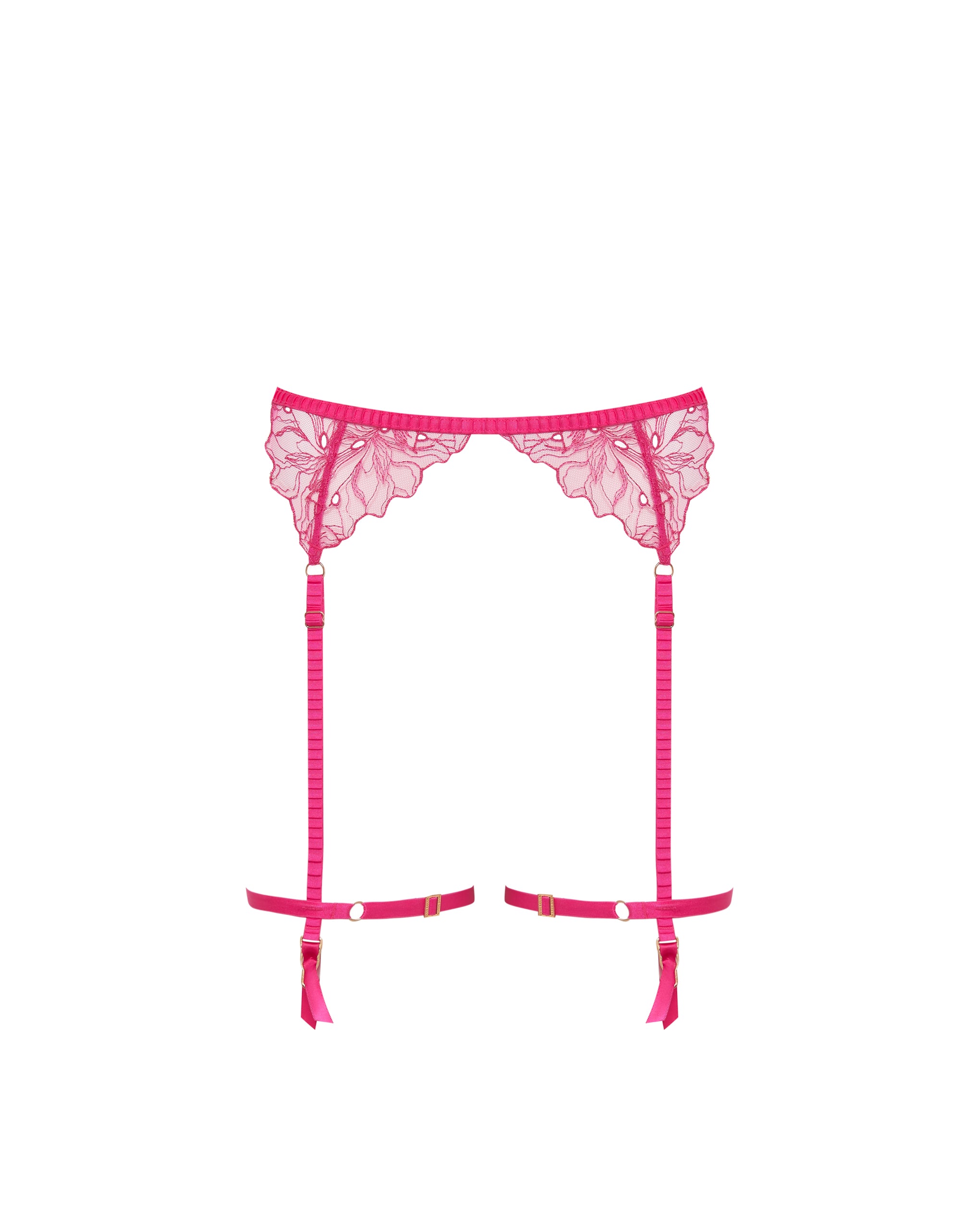 Bluebella Astra Suspender Thigh Harness Fuchsia Pink