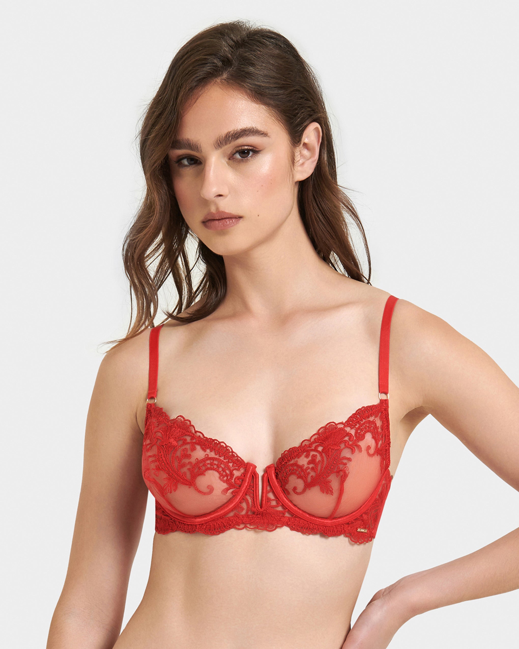 Marseille Bra Tomato Red