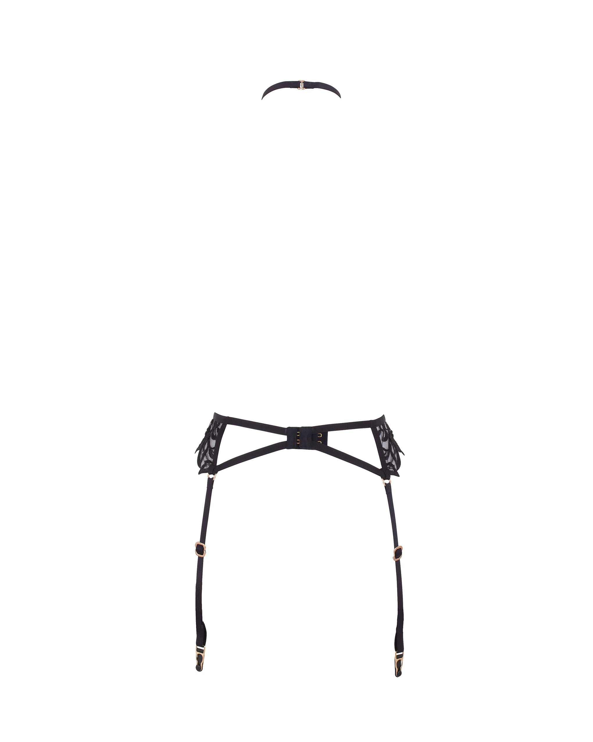 Isadora Suspender Harness Black