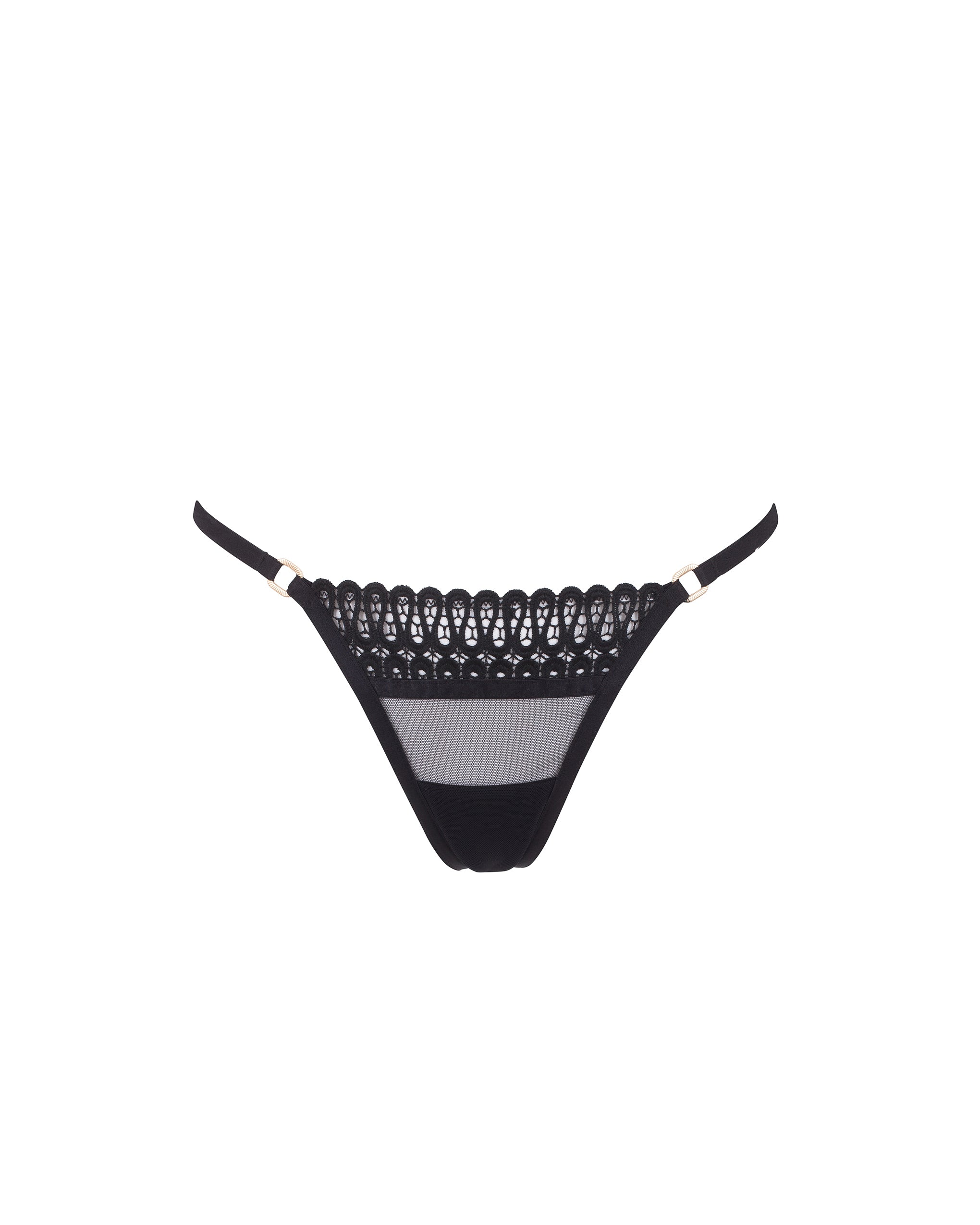 Bluebella Tallulah Thong Black