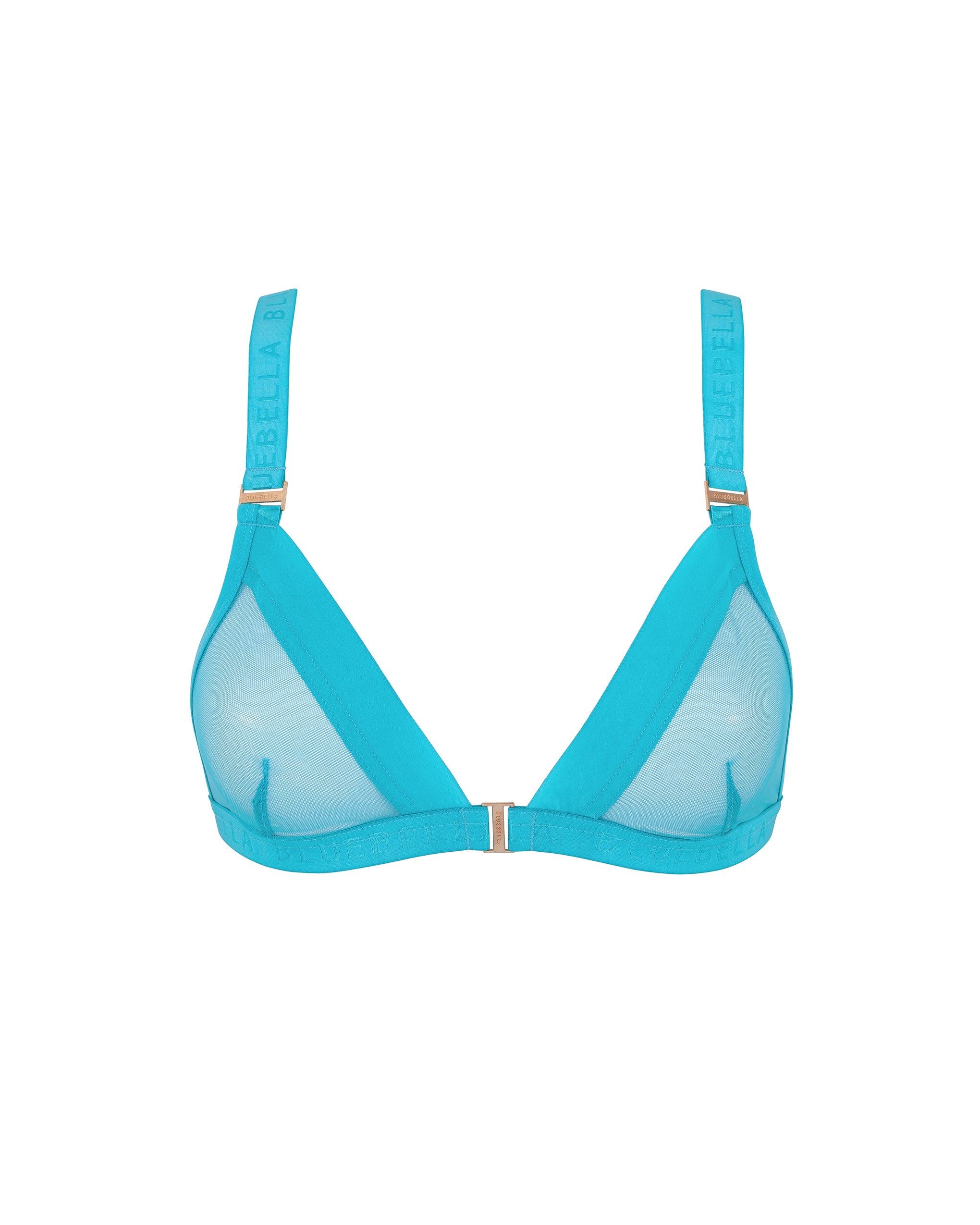 Lilia Mesh Non Wired Bra Peacock Blue