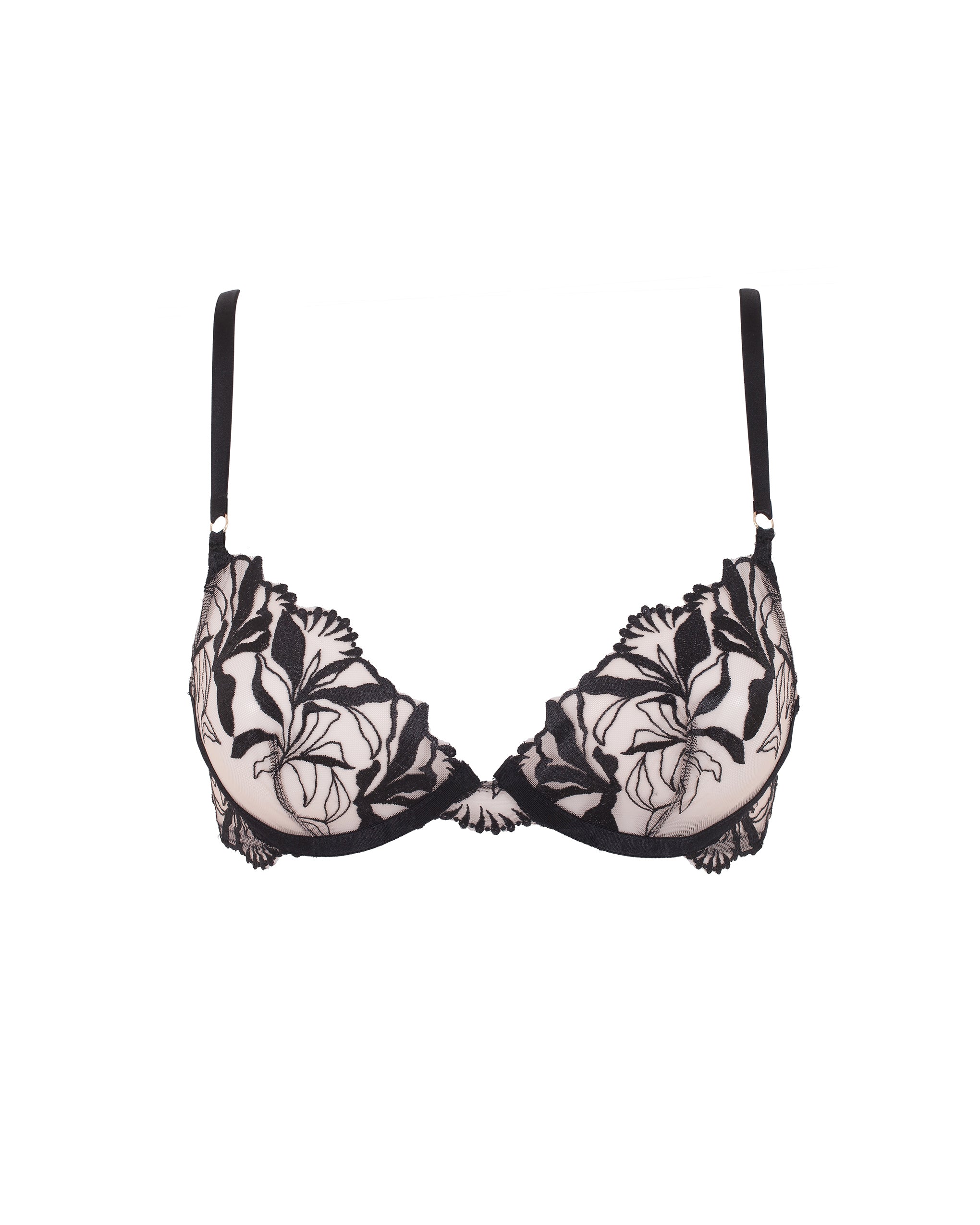 Persephone Bra Sheer/Black