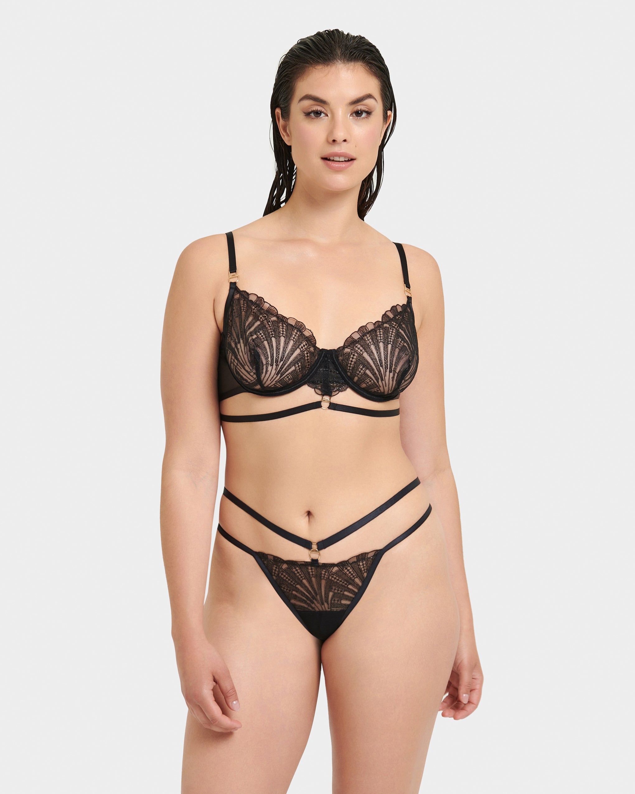 Hallie Bra Black