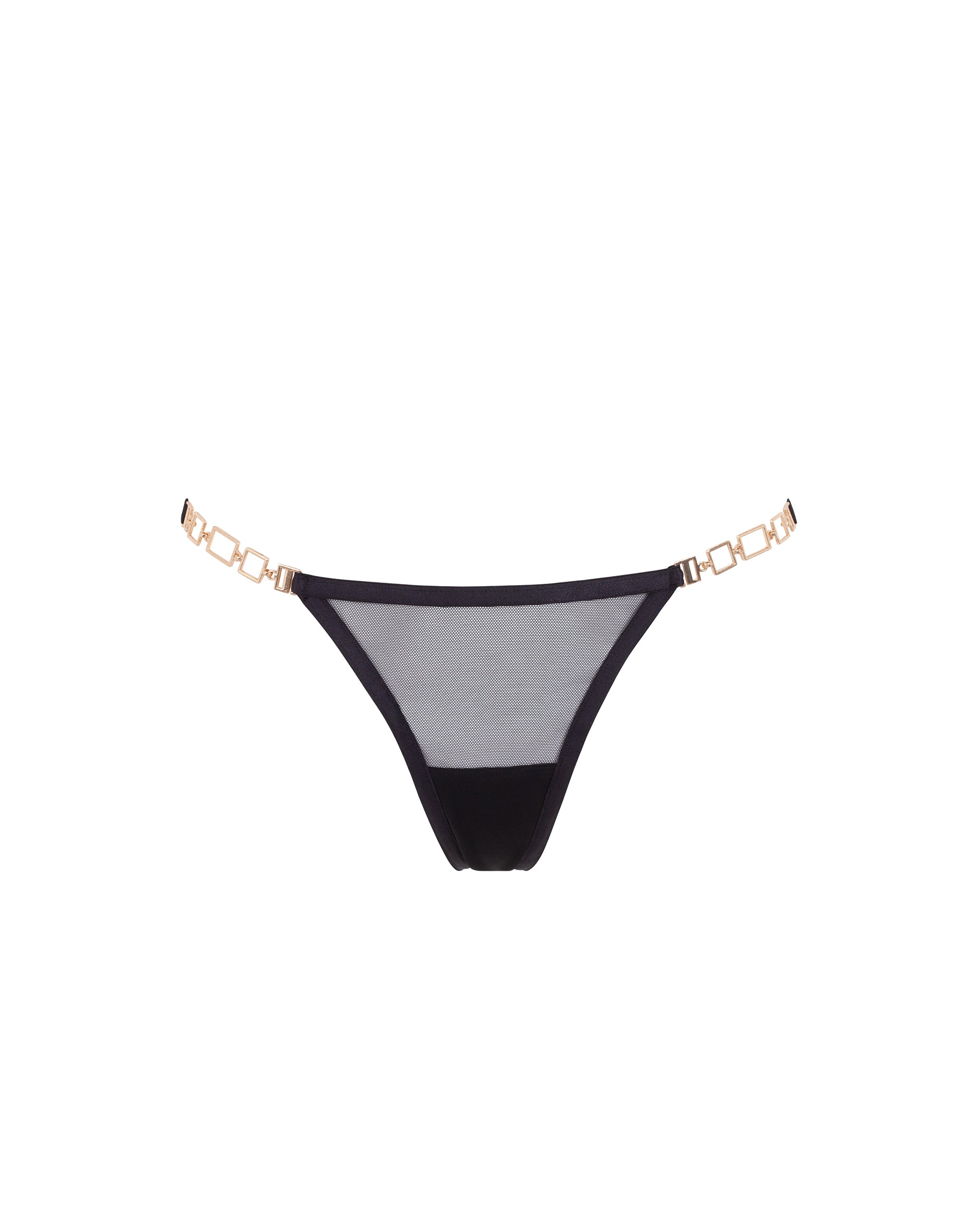 Bluebella Calypso Thong Black/Gold