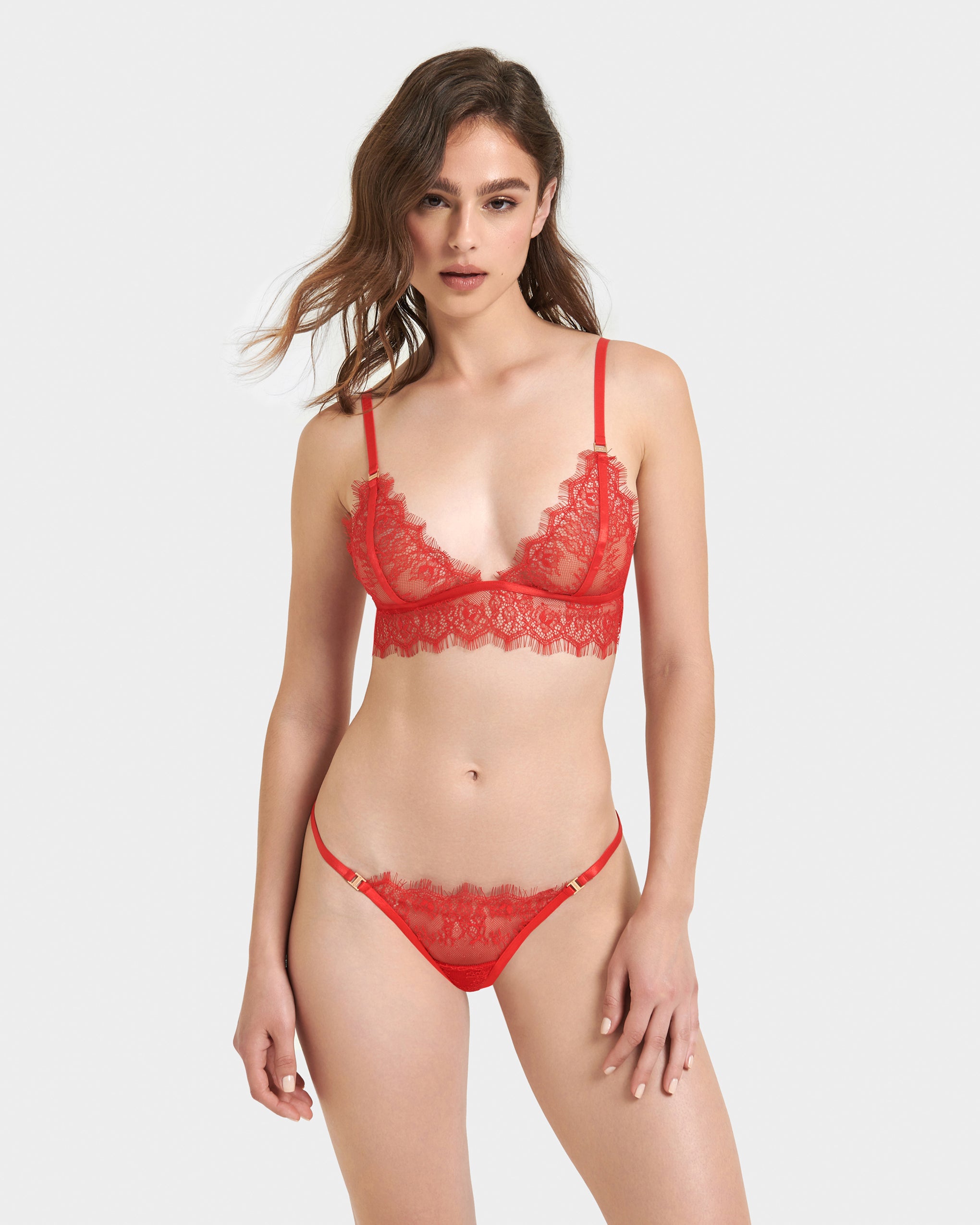 Grace Soft Bra Red