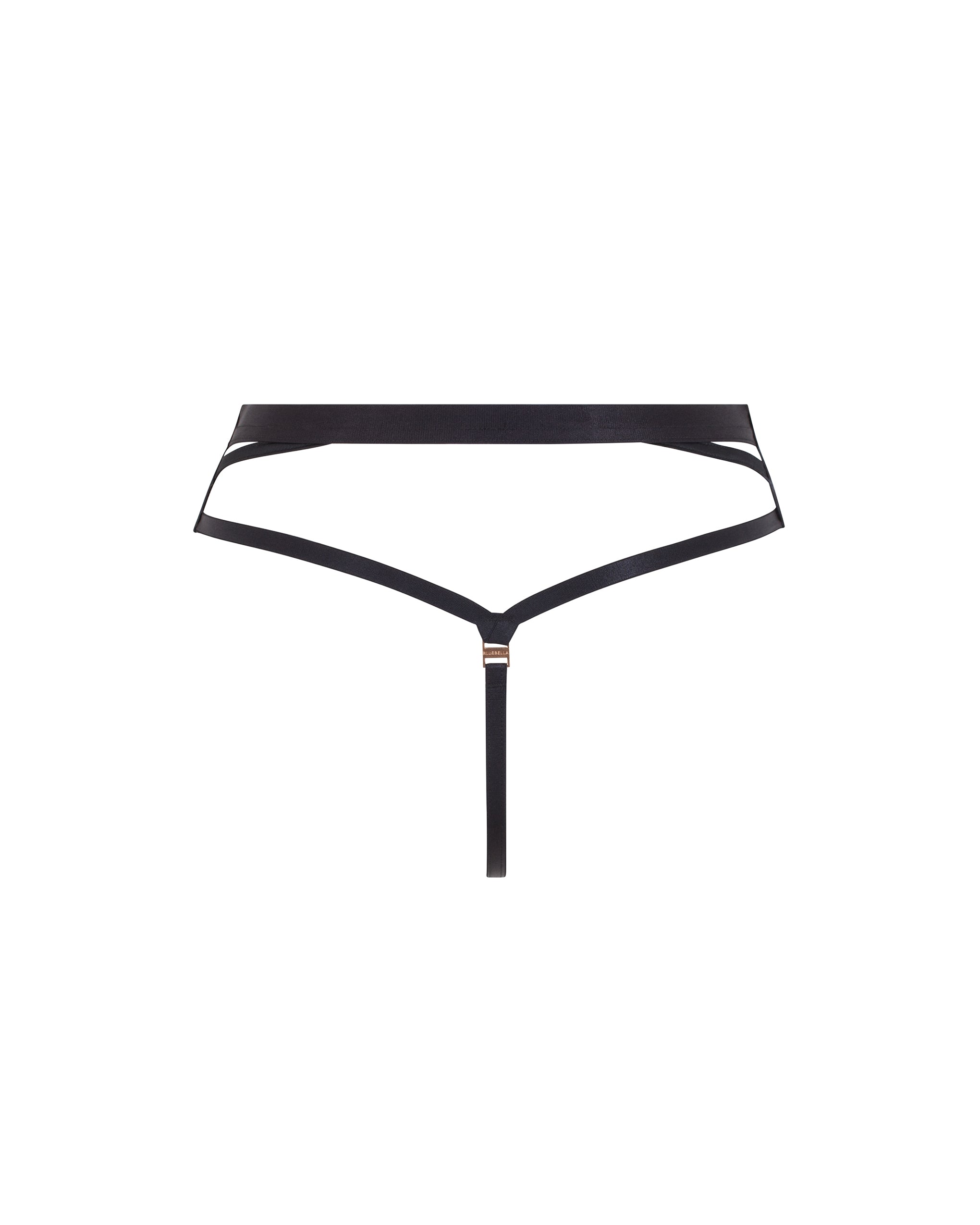 Karina High-Waist Thong Sheer/Black