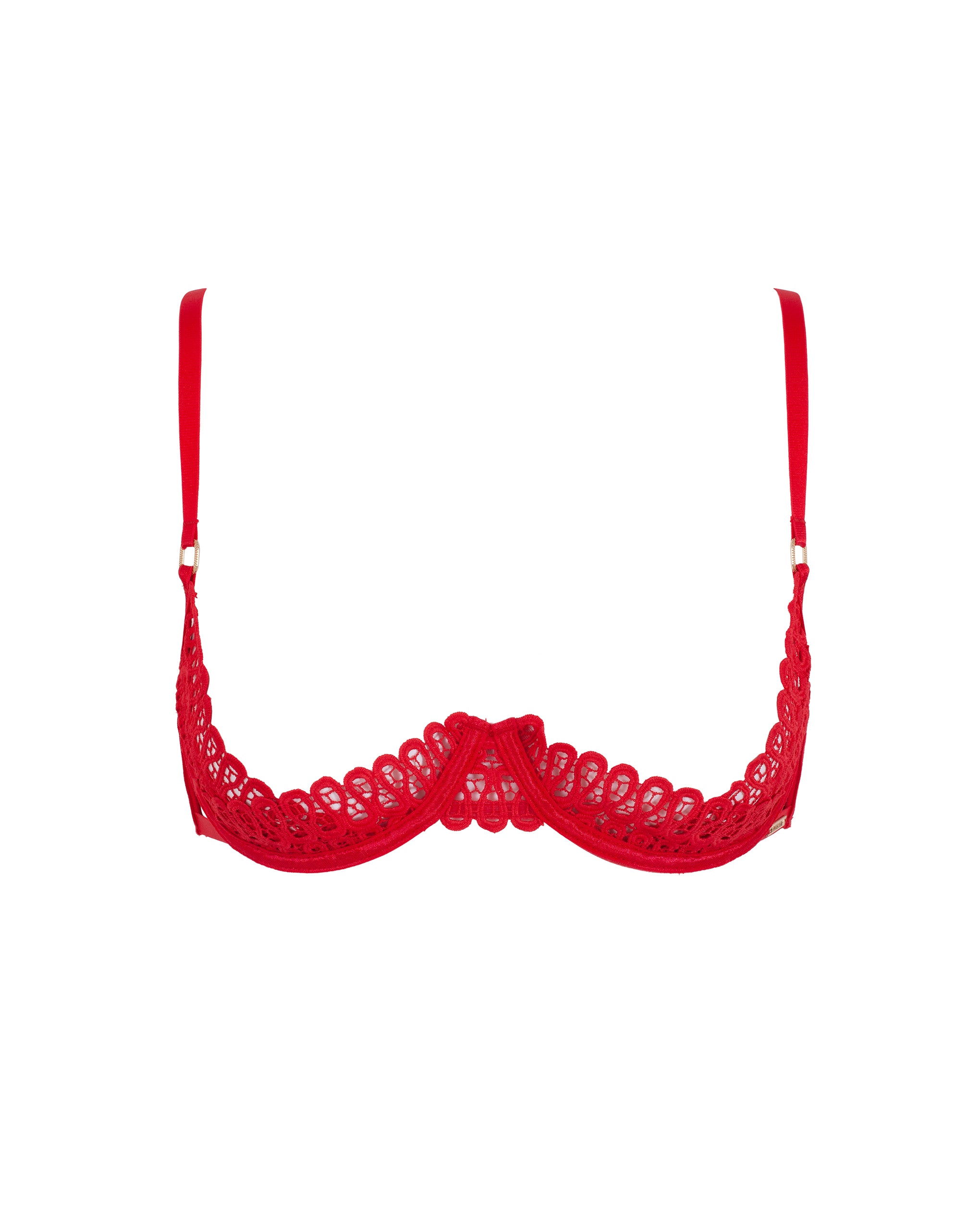 Bluebella Tallulah Open Bra Red