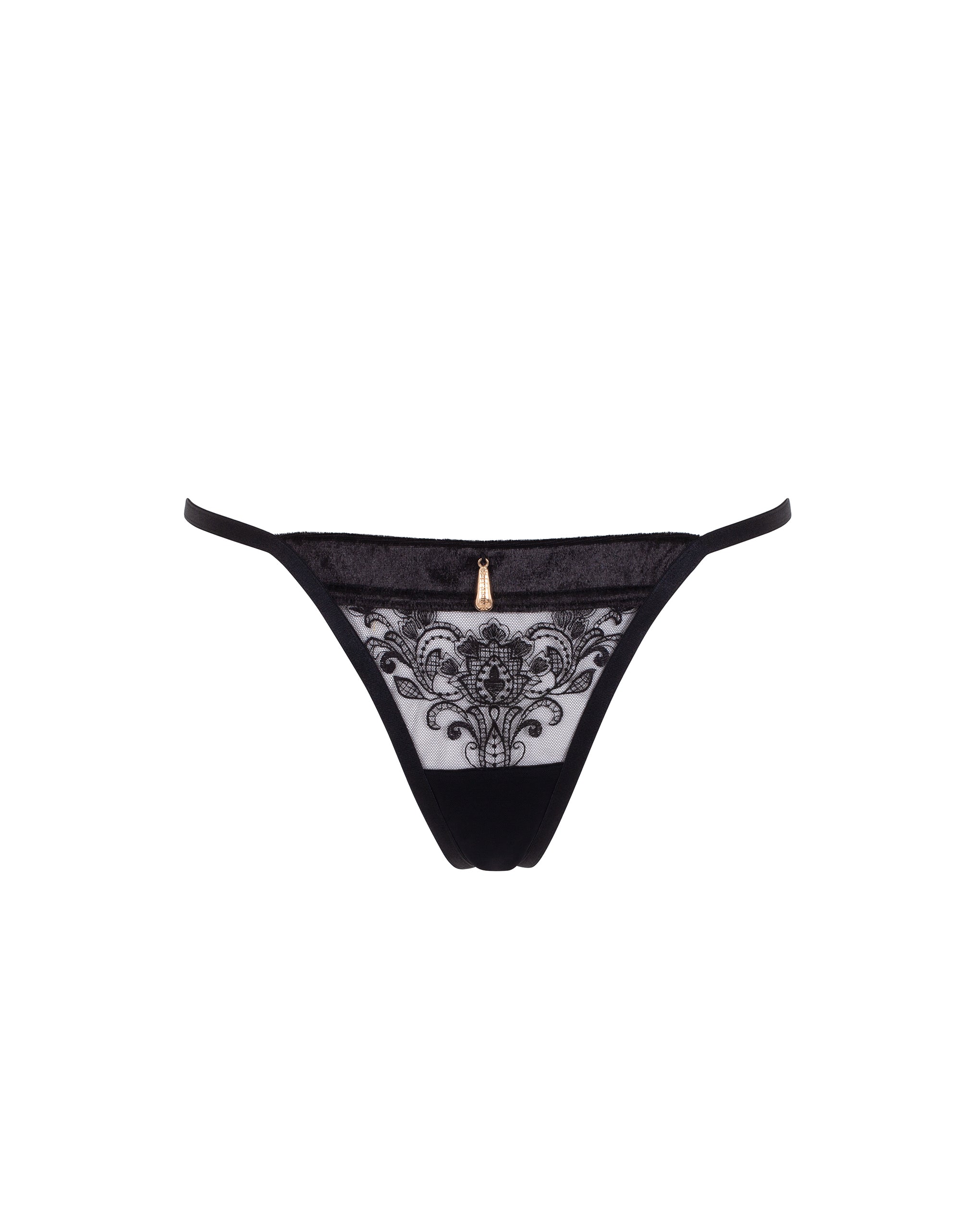 Bluebella Thurma Thong Black