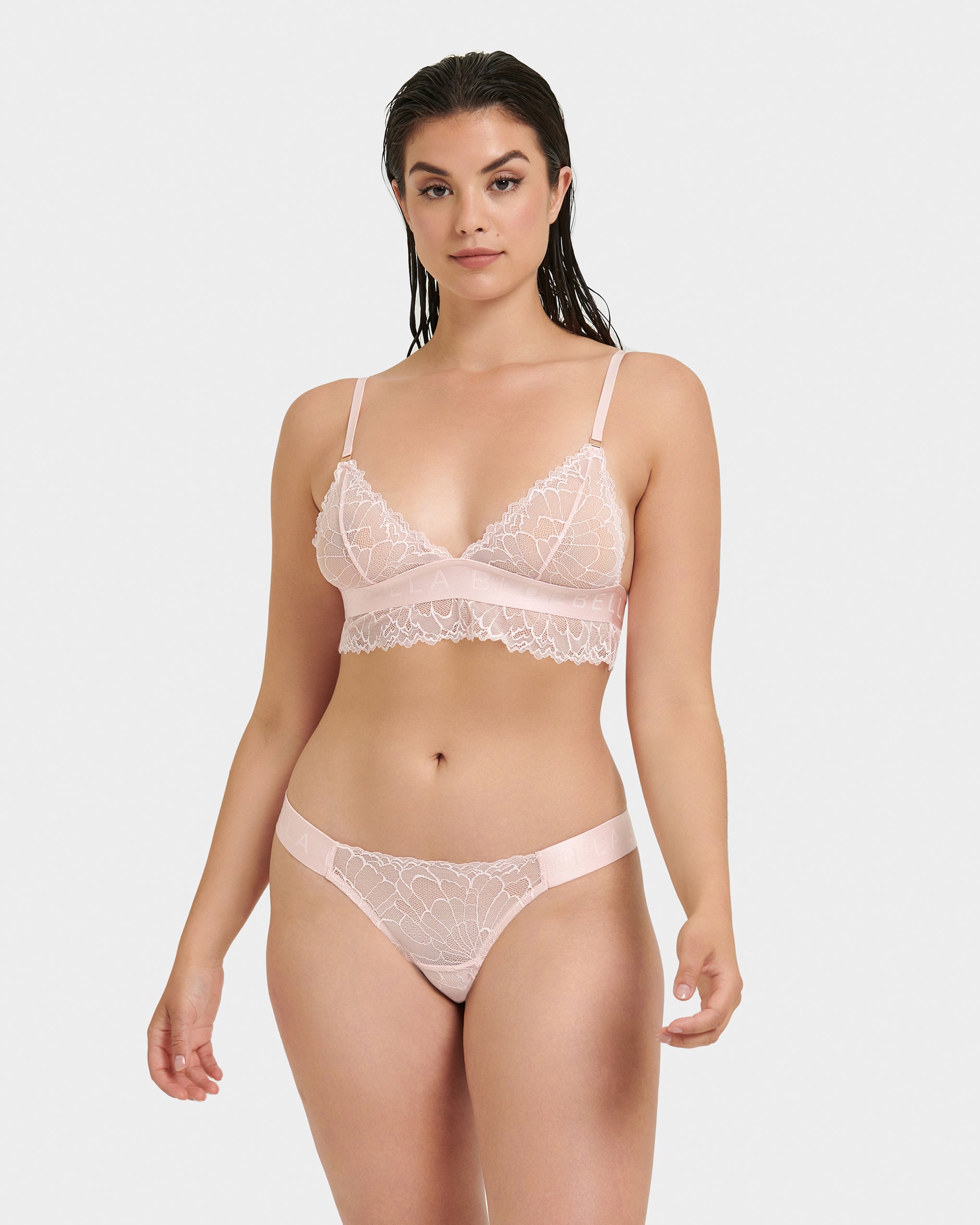 Tori Soft Bralette Pale Pink