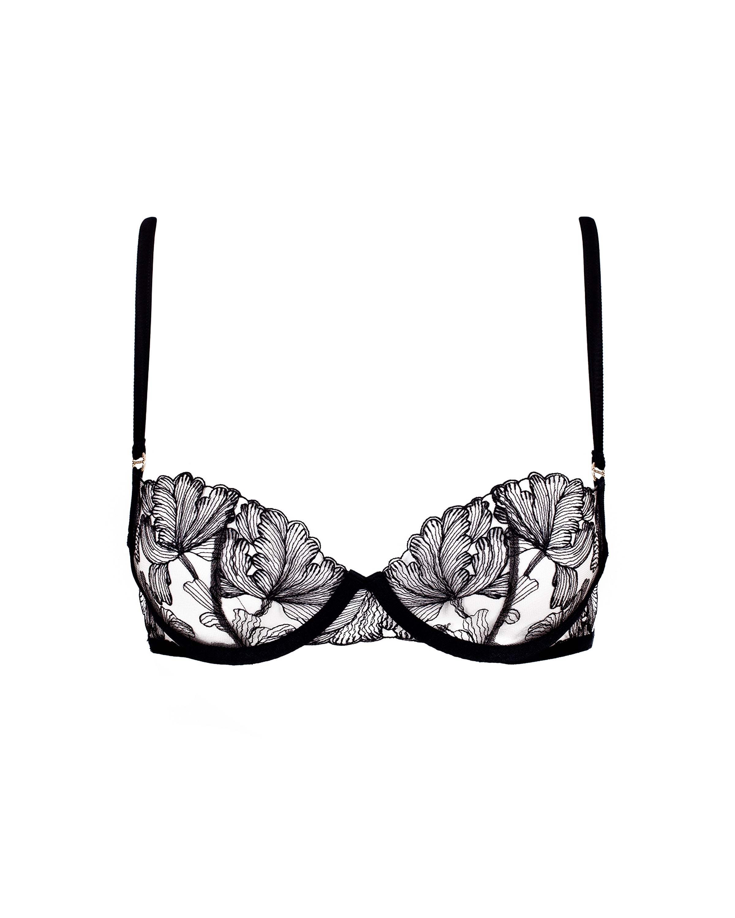 Bluebella Alula Bra Black/Sheer