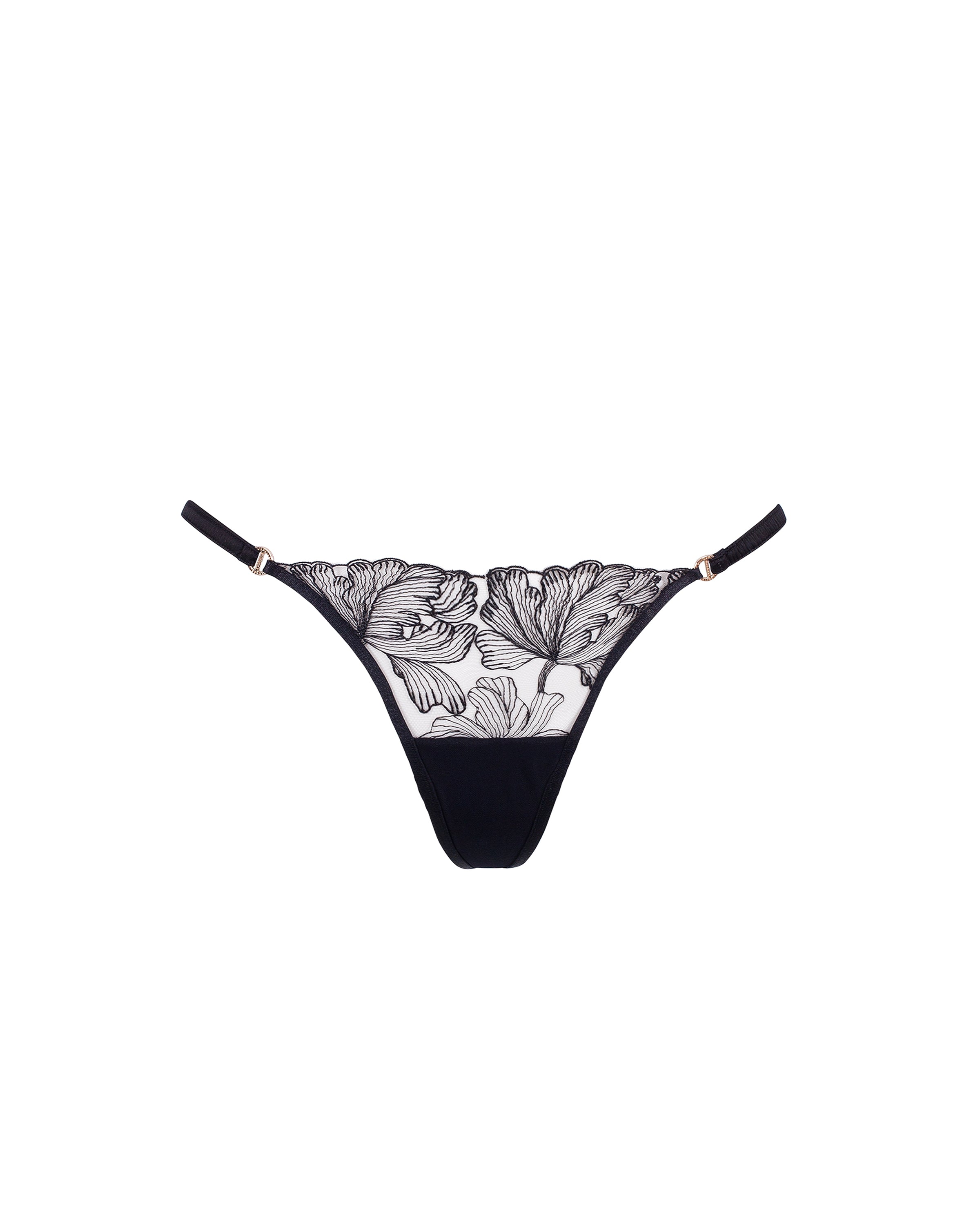 Alula Thong Black/Sheer