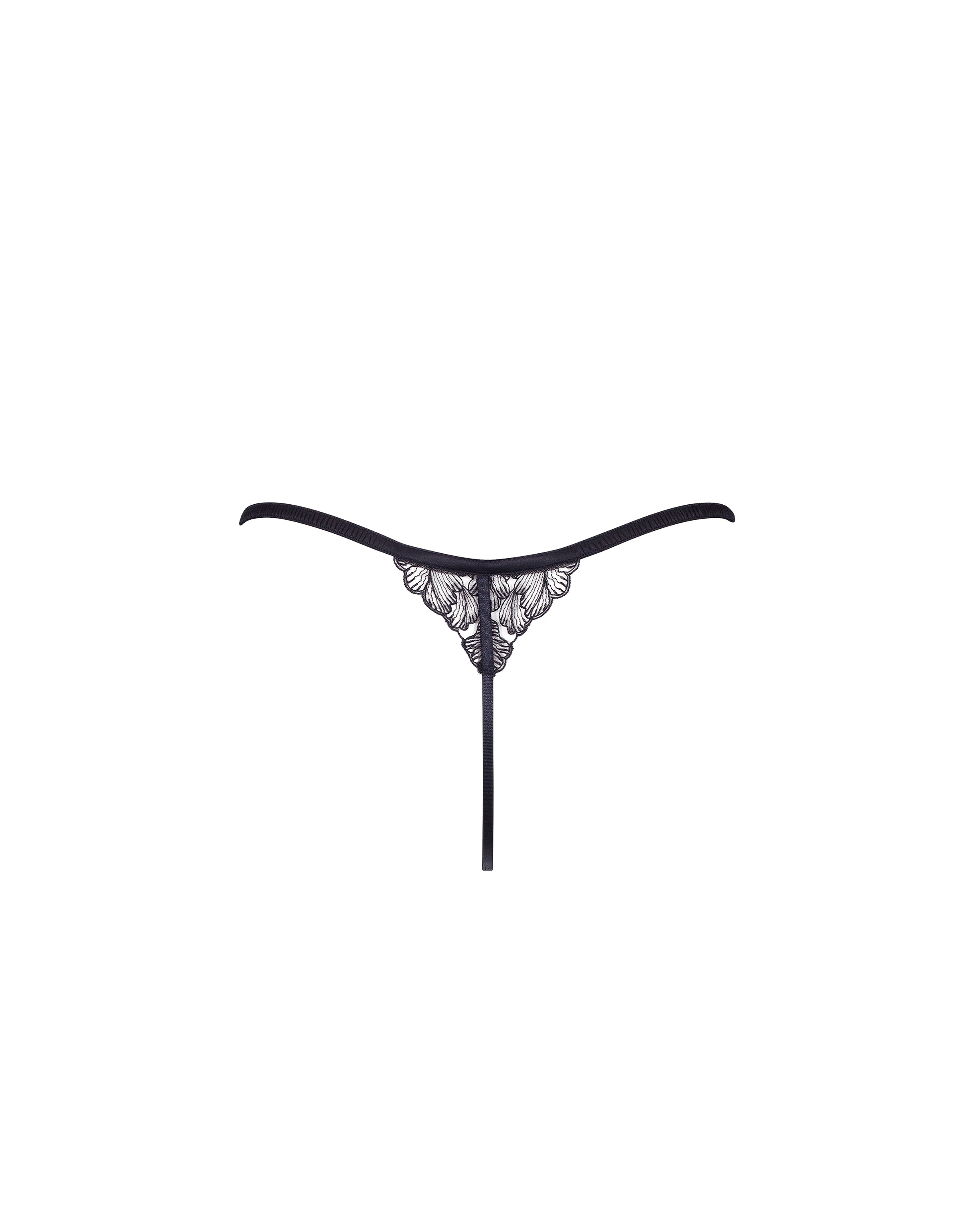 Alula Thong Black/Sheer