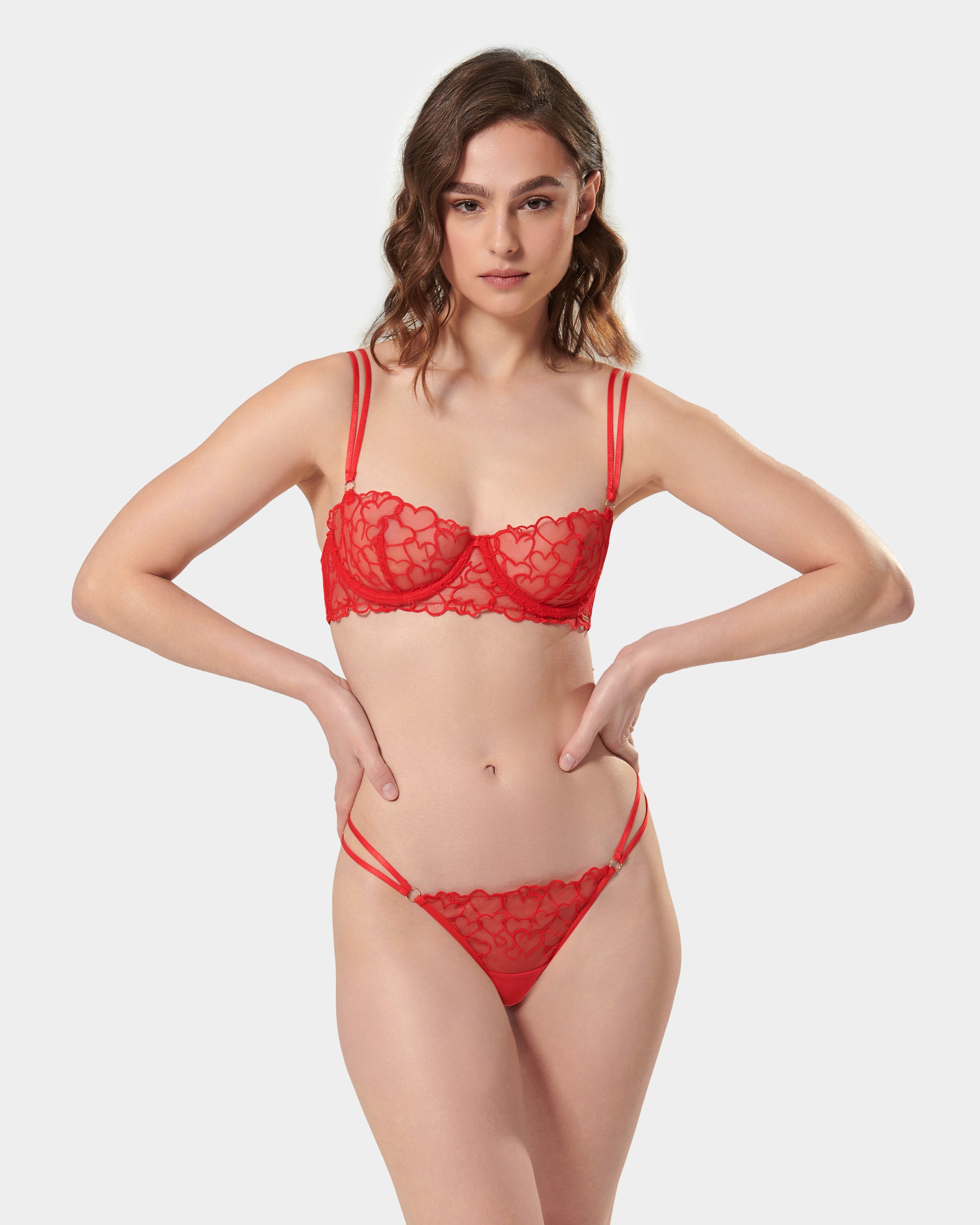 Valentina Bra Red