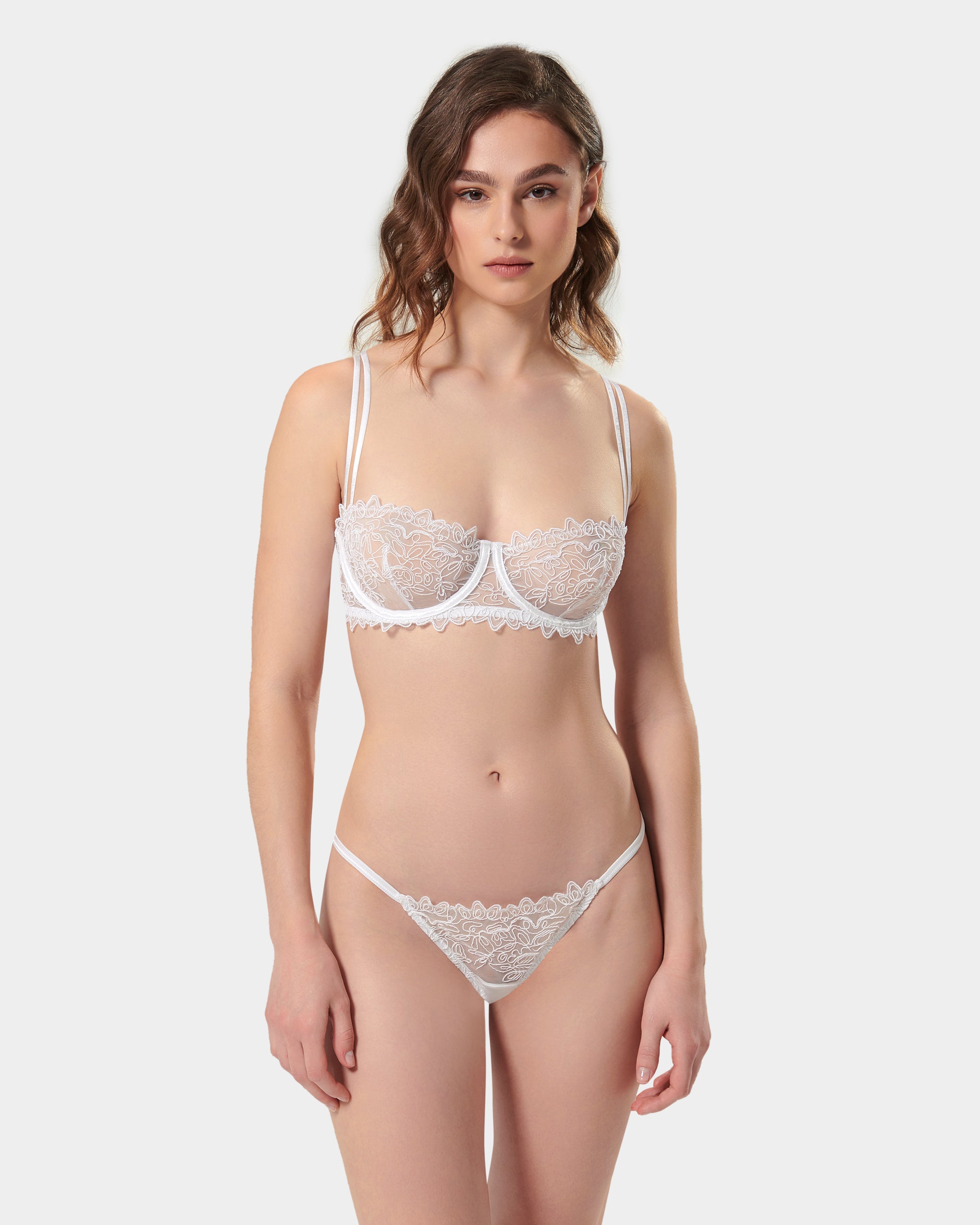 Audrey Wired Bra White