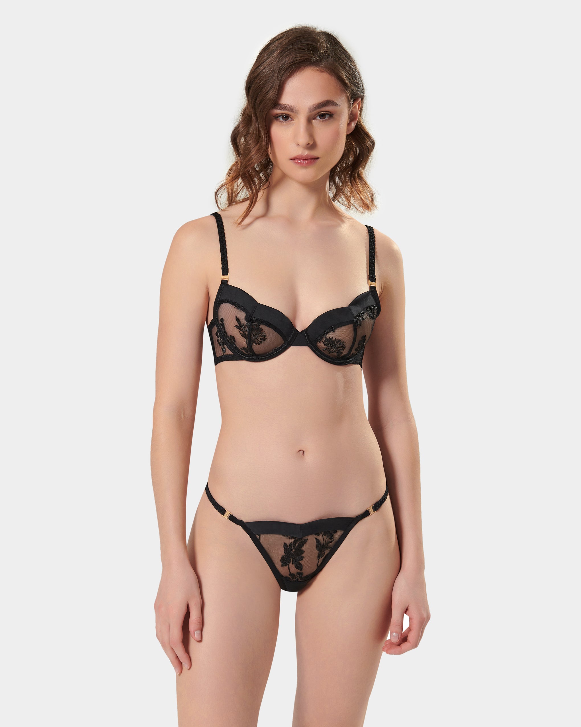 Cassandra Wired Bra Black