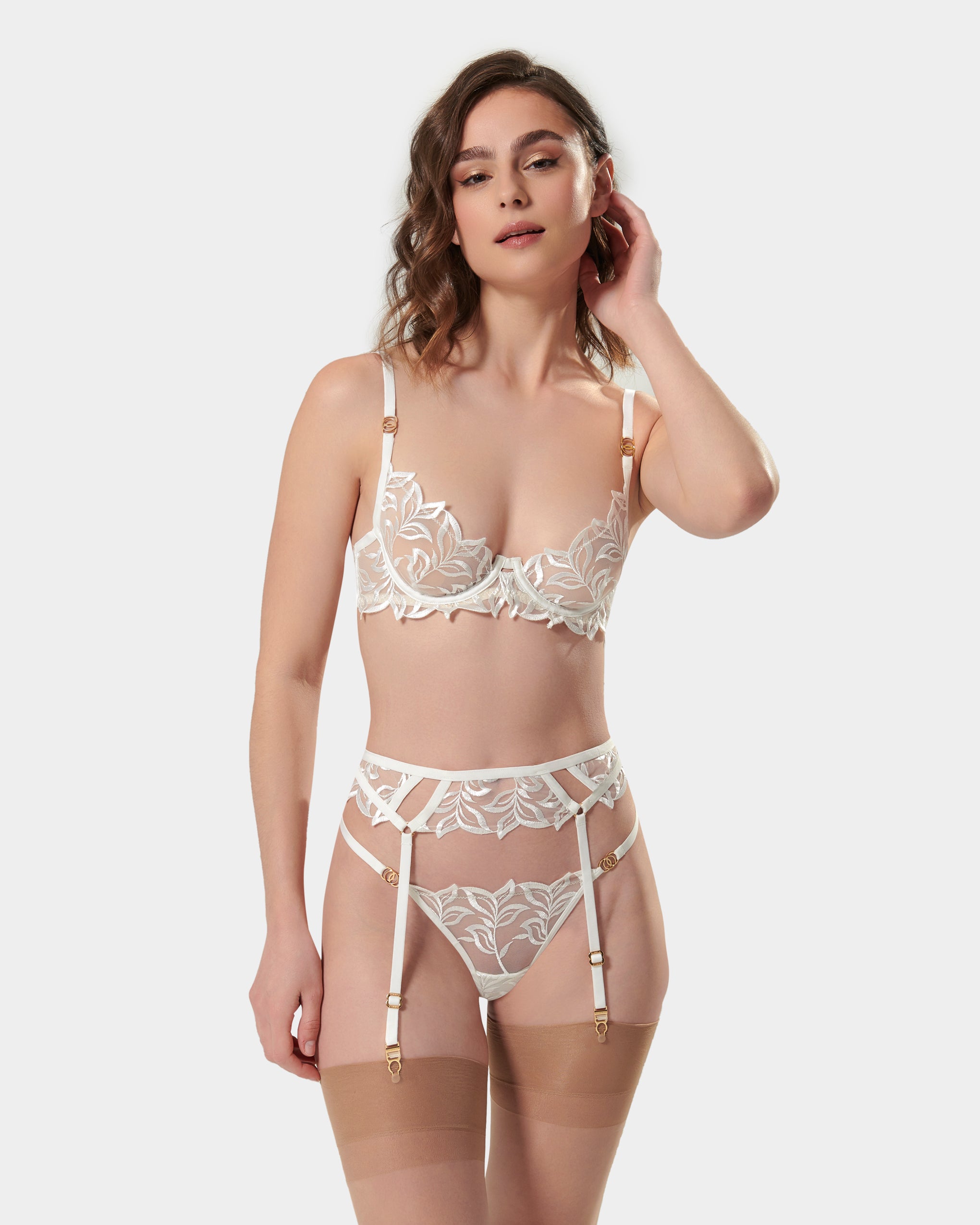 Isadora Wired Bra White