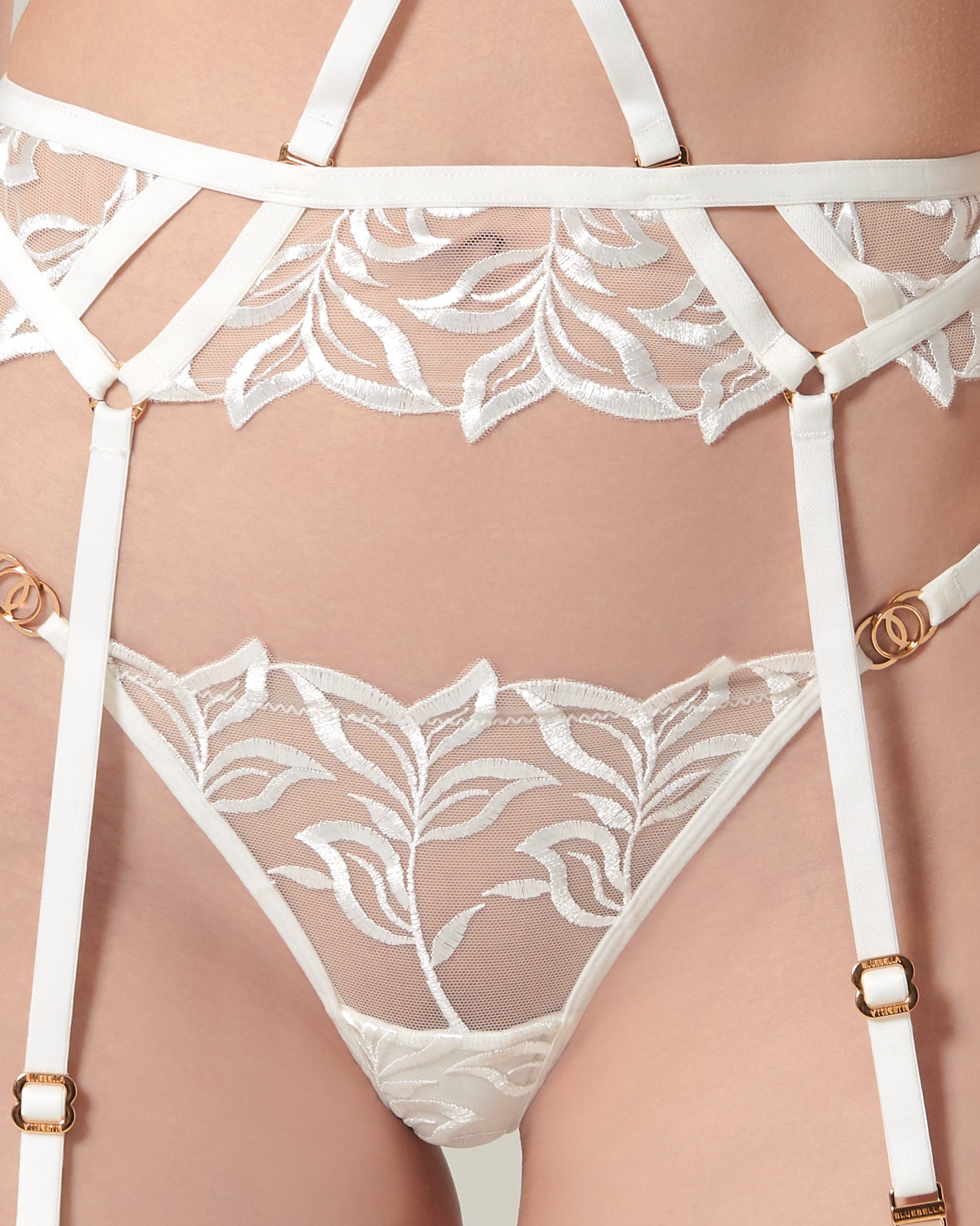 Isadora Suspender Harness White