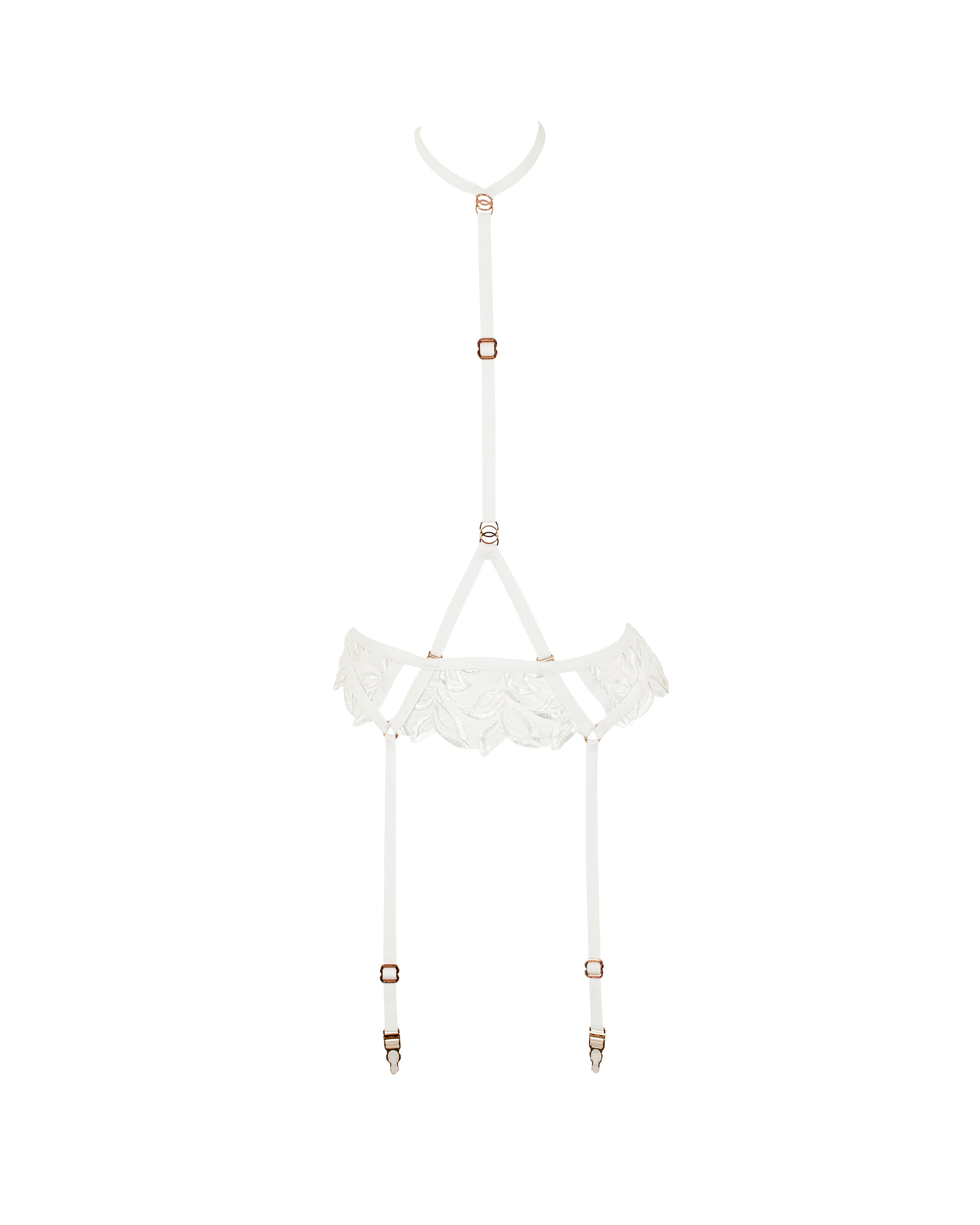 Isadora Suspender Harness White