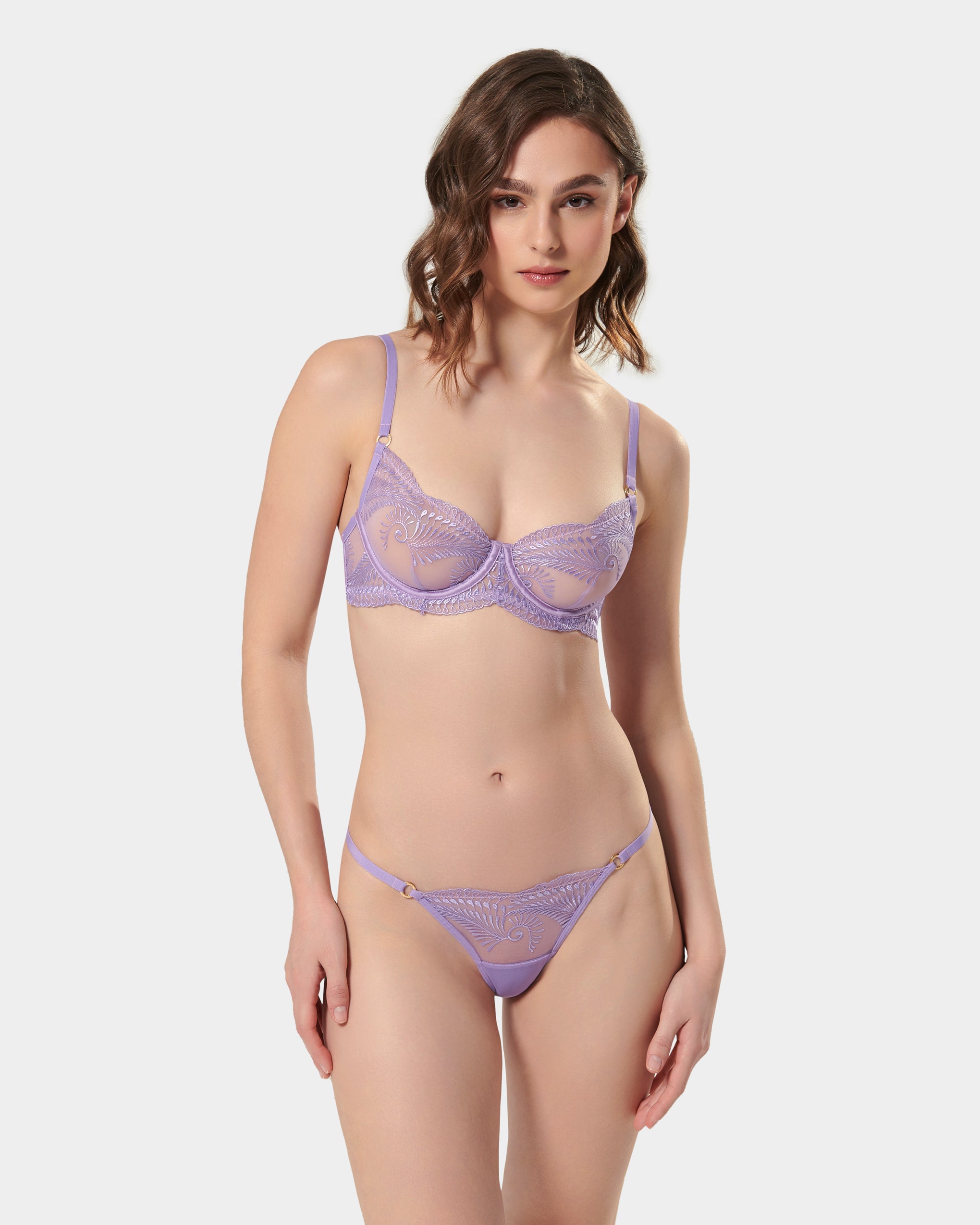 Rafaela Wired Bra Purple Rose