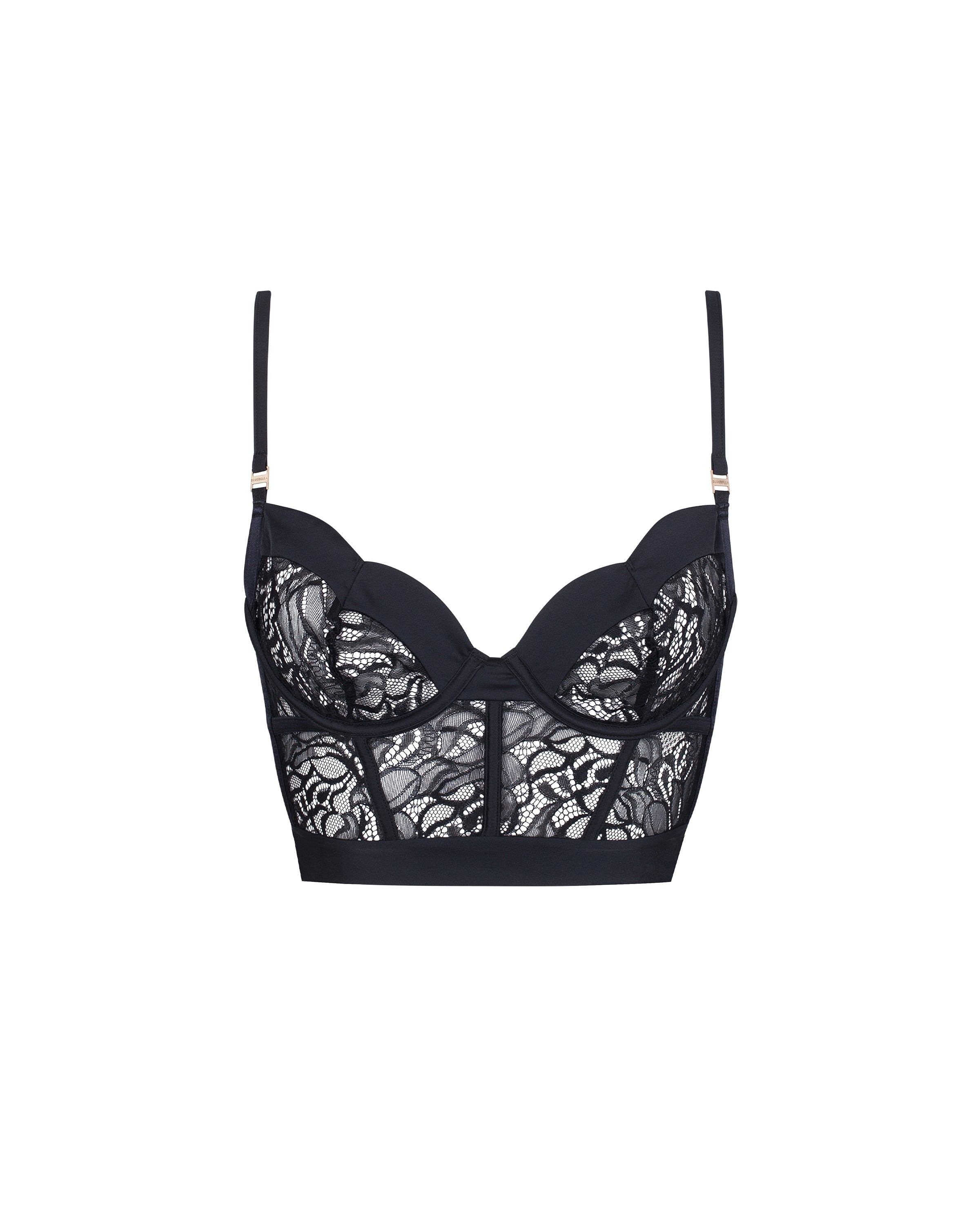 Eleanora Wired Bustier Black