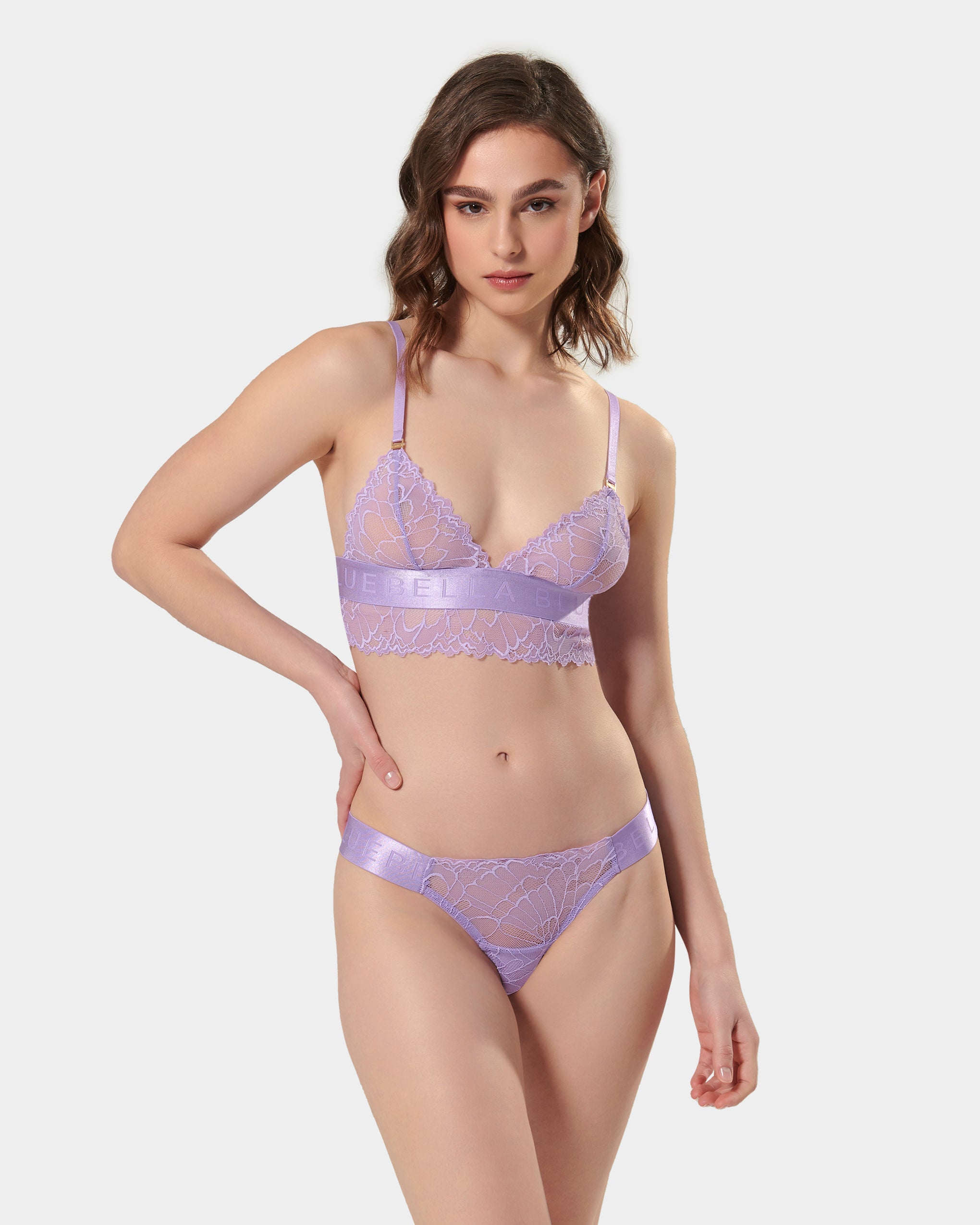 Tori Soft Bralette Purple Rose