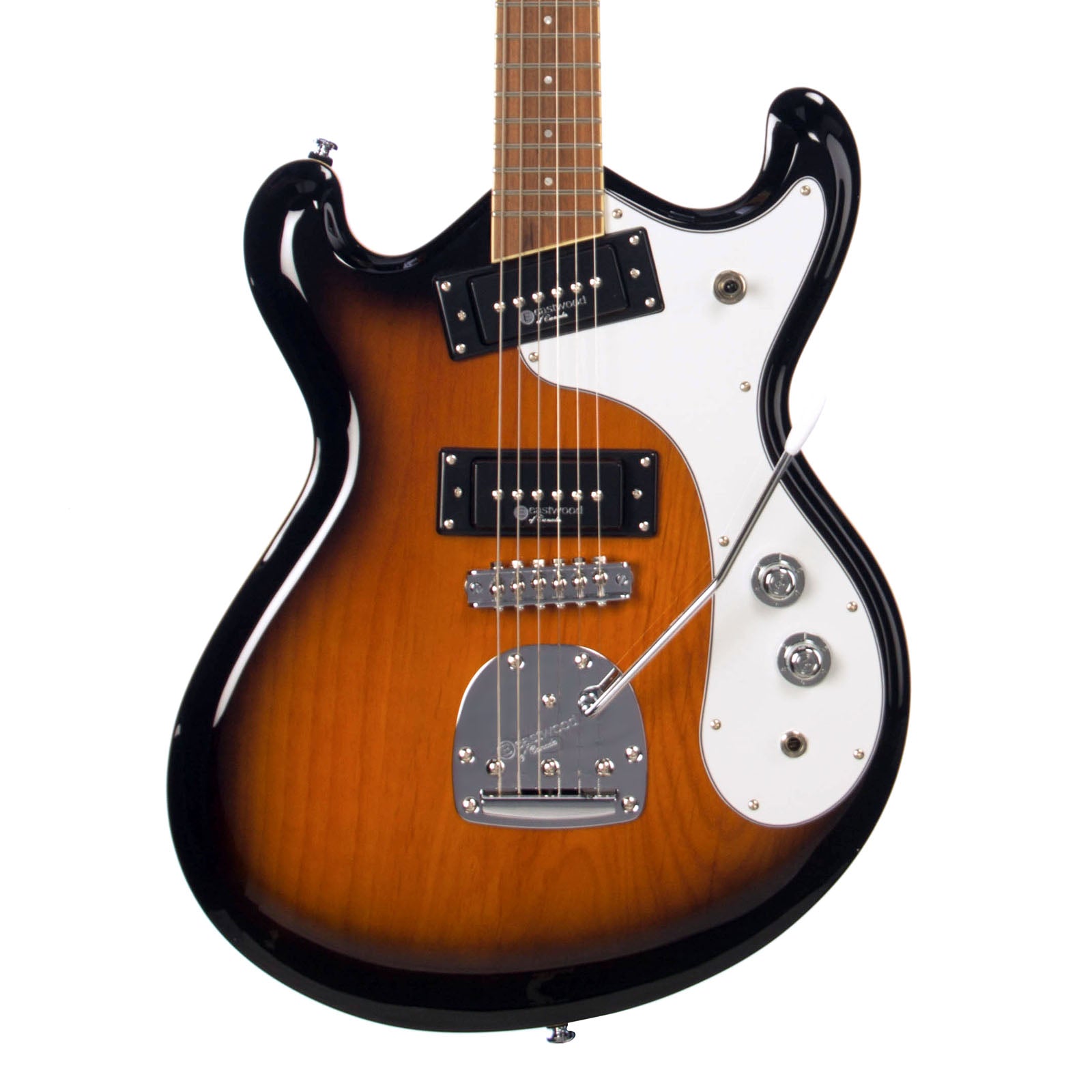 Eastwood Guitars Sidejack Pro Jm Sunburst Vintage Mosrite Joe Maph Make N Music