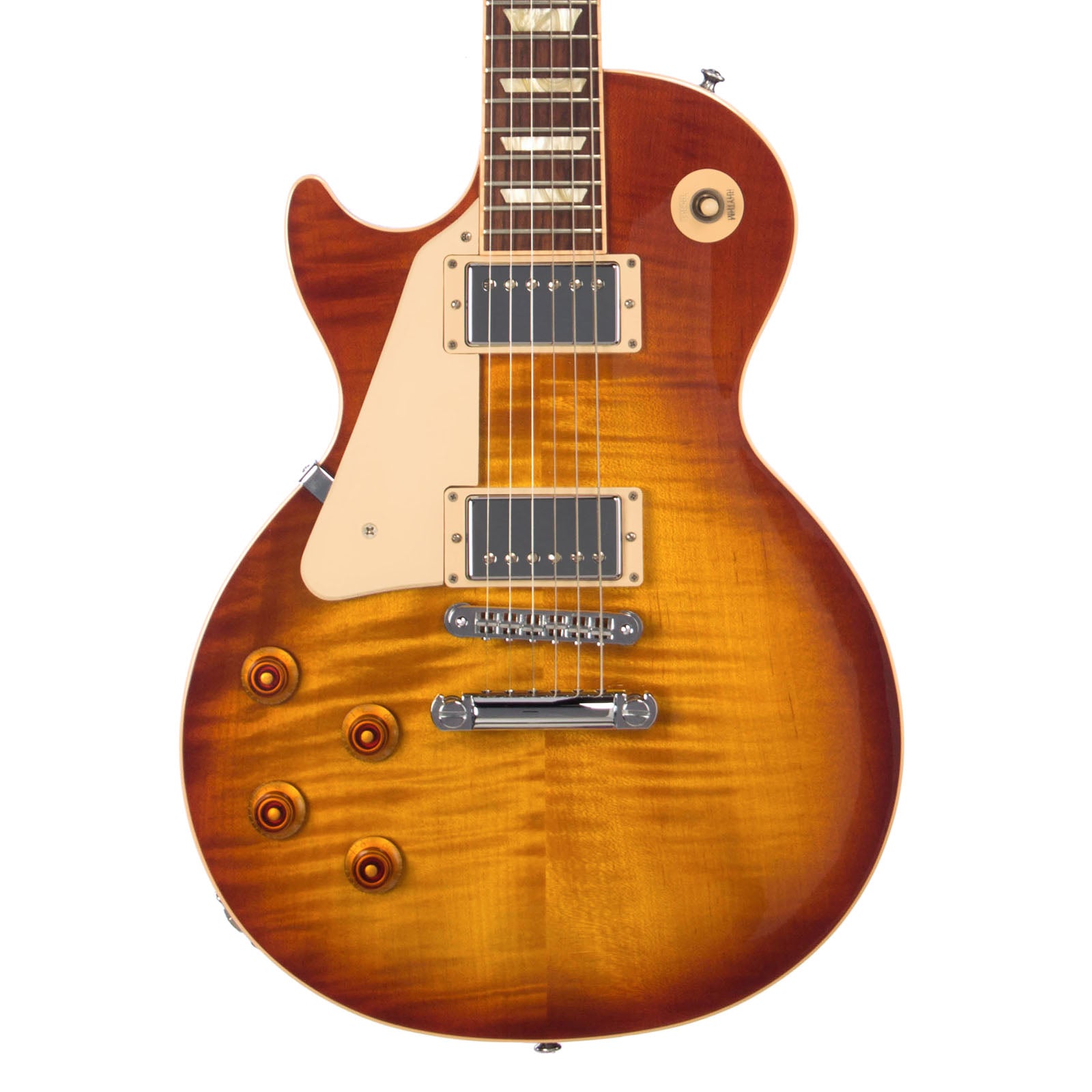 Used 12 Gibson Les Paul Standard Plus Honeyburst Lefty Left Handed Make N Music