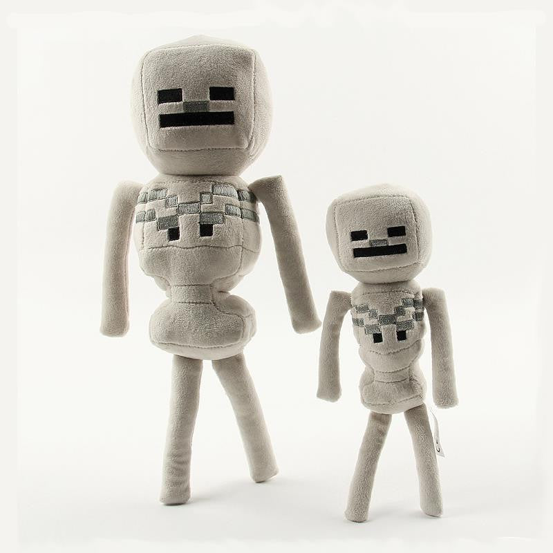 minecraft skeleton plush toy