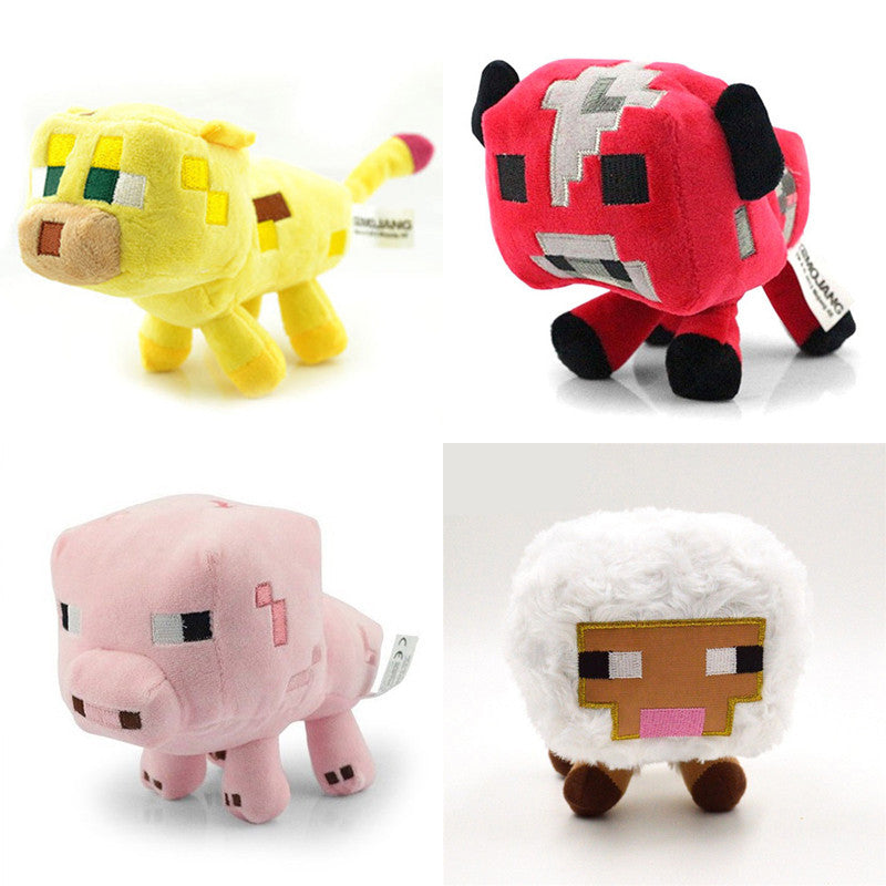 minecraft pink sheep plush