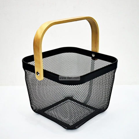 9 Inch Metal Fruit Basket, Multifunctional Storage Basket