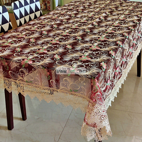 Luxury Embroidered Lace Tablecloth