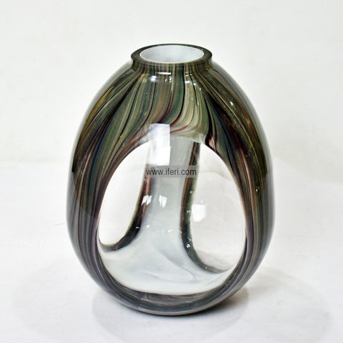 10 Inch Heavy Glass Decorative Large Flower Vase HR0485
