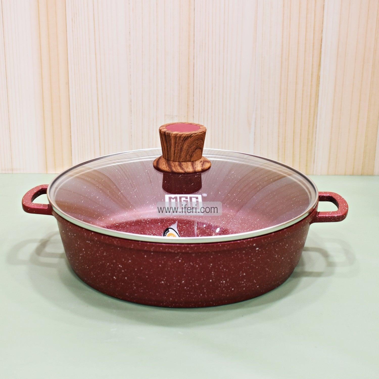 32cm MGC Non Stick Granite Coated Cookware with Lid RY1877