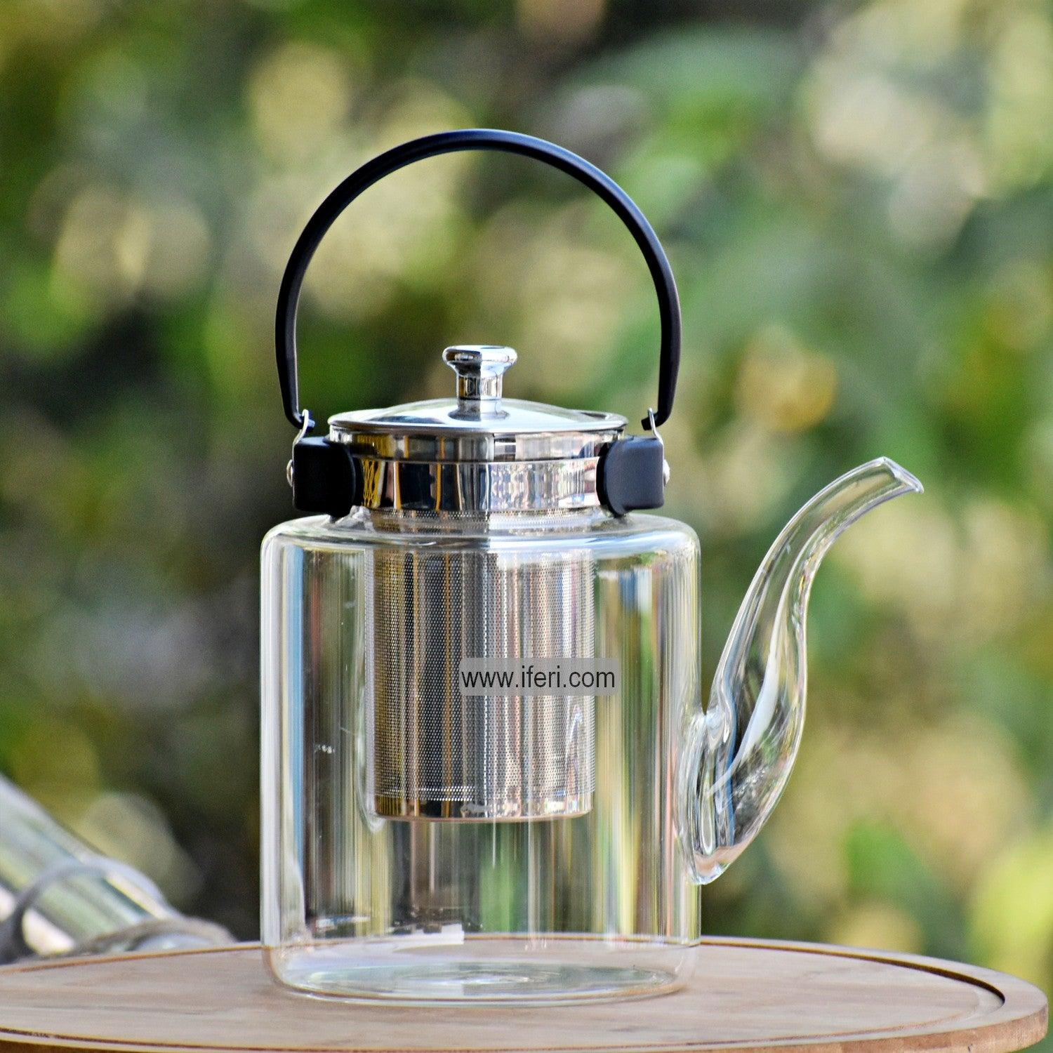 1500ml Tempered Glass Tea Pot with Infuser RY0147