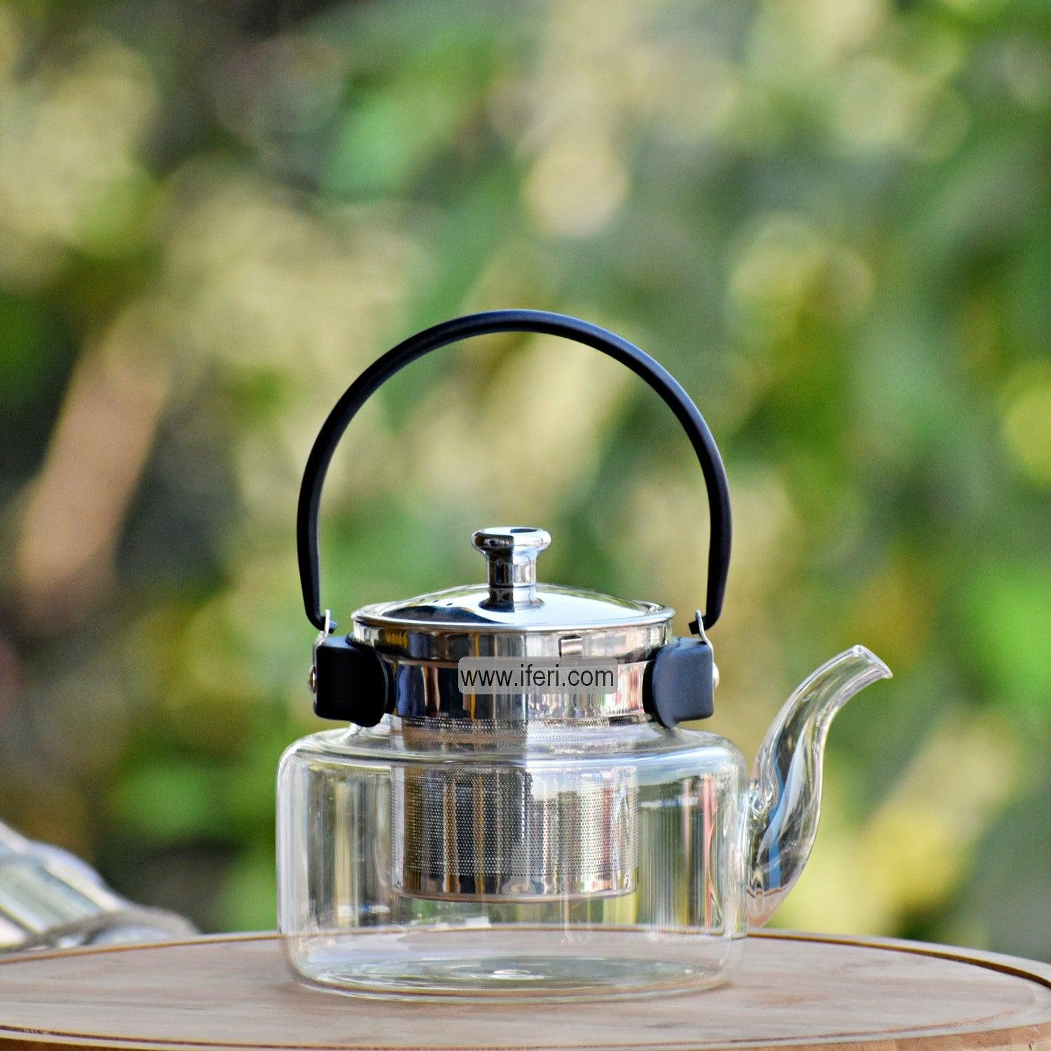 800ml Tempered Glass Tea Pot with Infuser RY0149