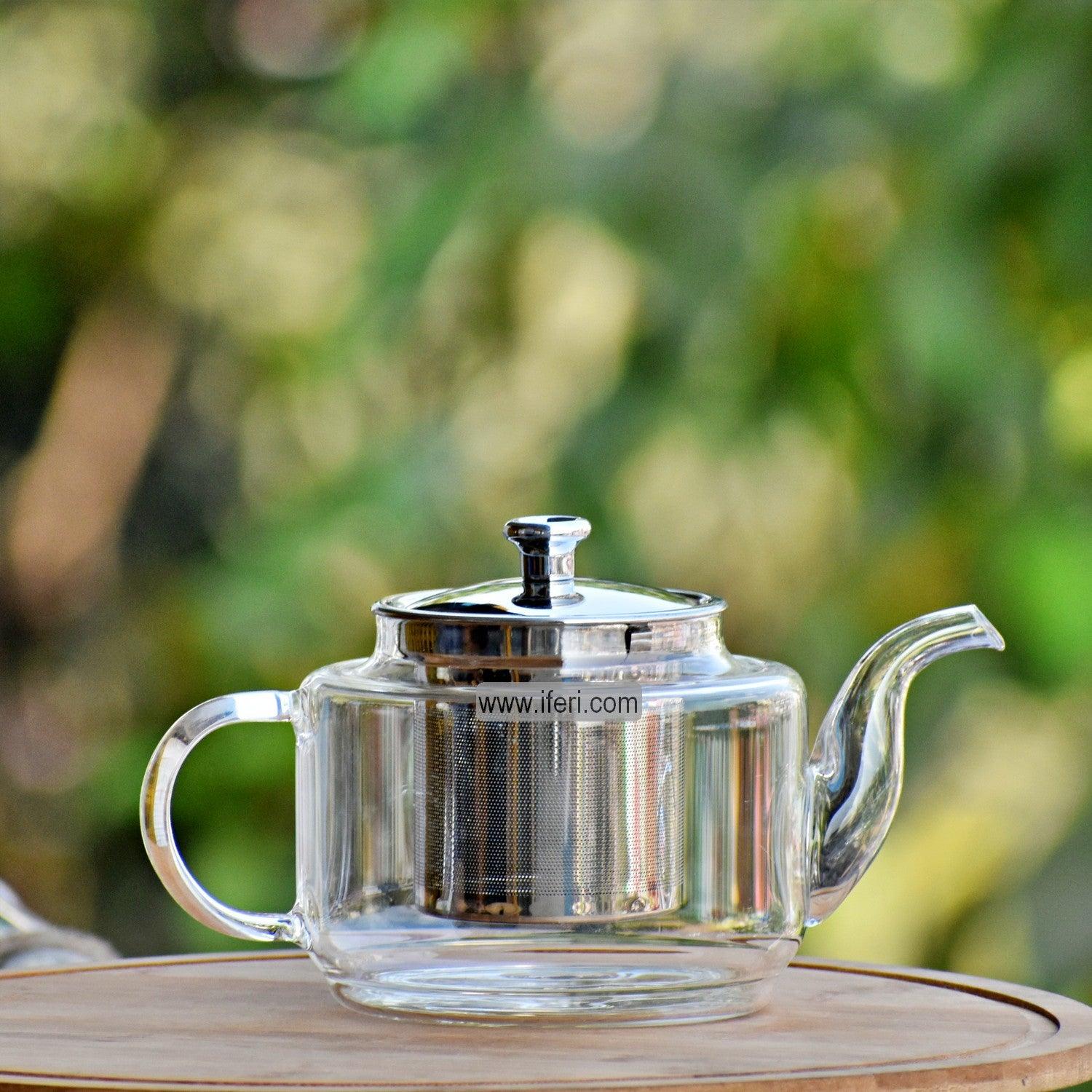 800ml Tempered Glass Tea Pot with Infuser RY0151