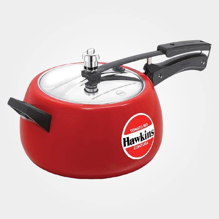 5 Liter Original Hawkins Tomato Red Contura Pressure Cooker WB0022