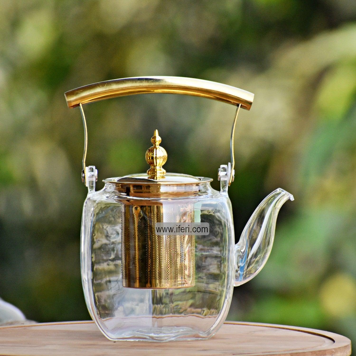1200ml Tempered Glass Tea Pot with Infuser RY0146