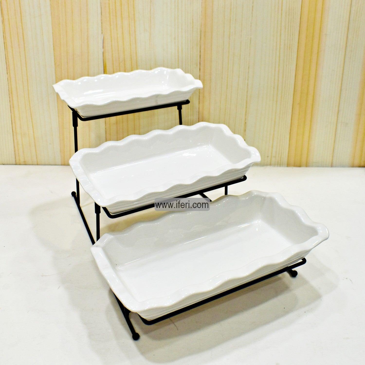 3 Tier Cake, Dessert, Appetizer Serving Dish with Stand RY0335