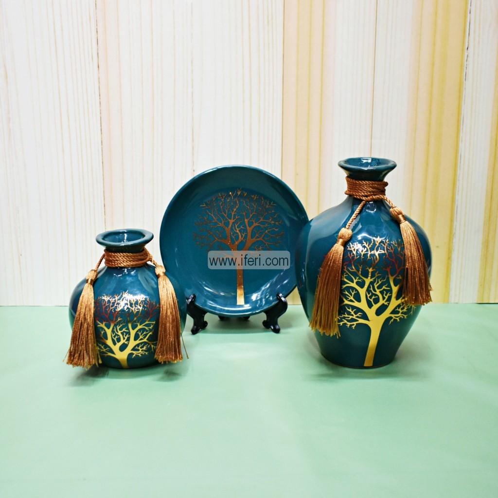 3 Pcs European Style Ceramic Flower Vase Set HR6436