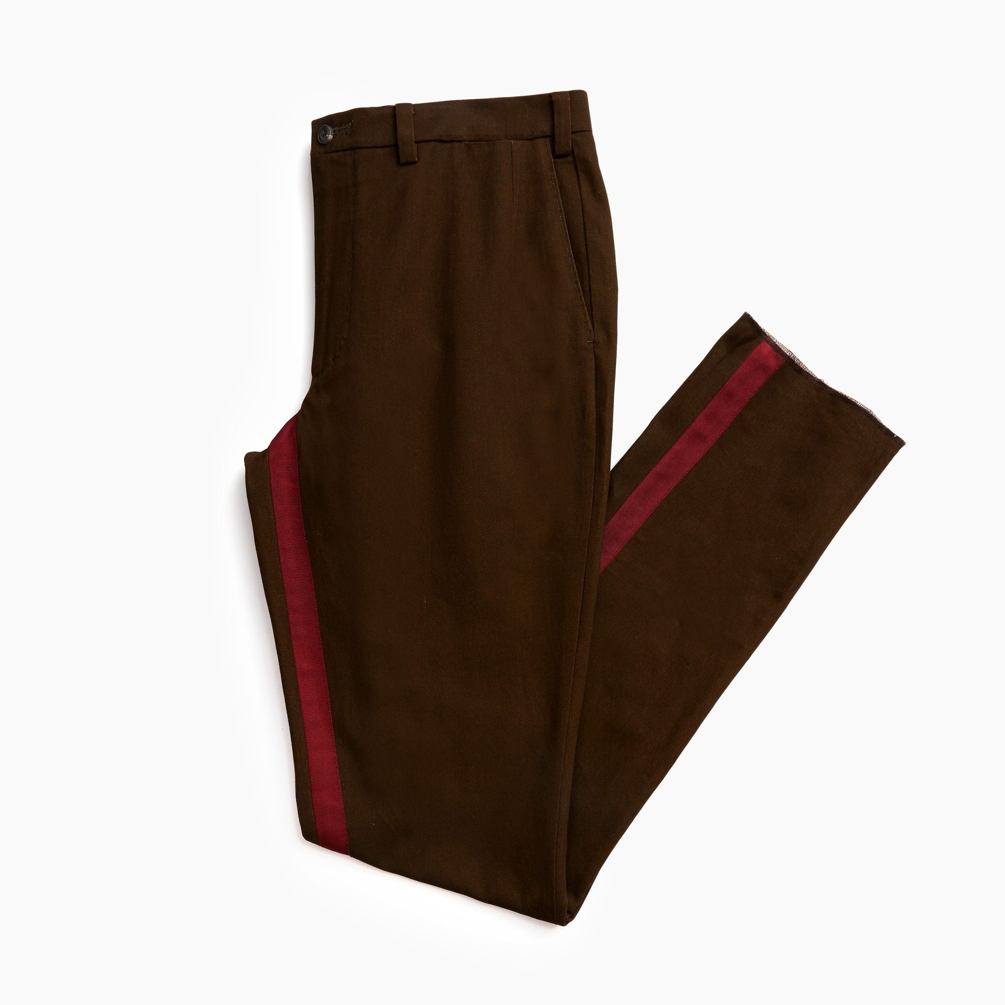 The Khaki Brown Twill Trouser