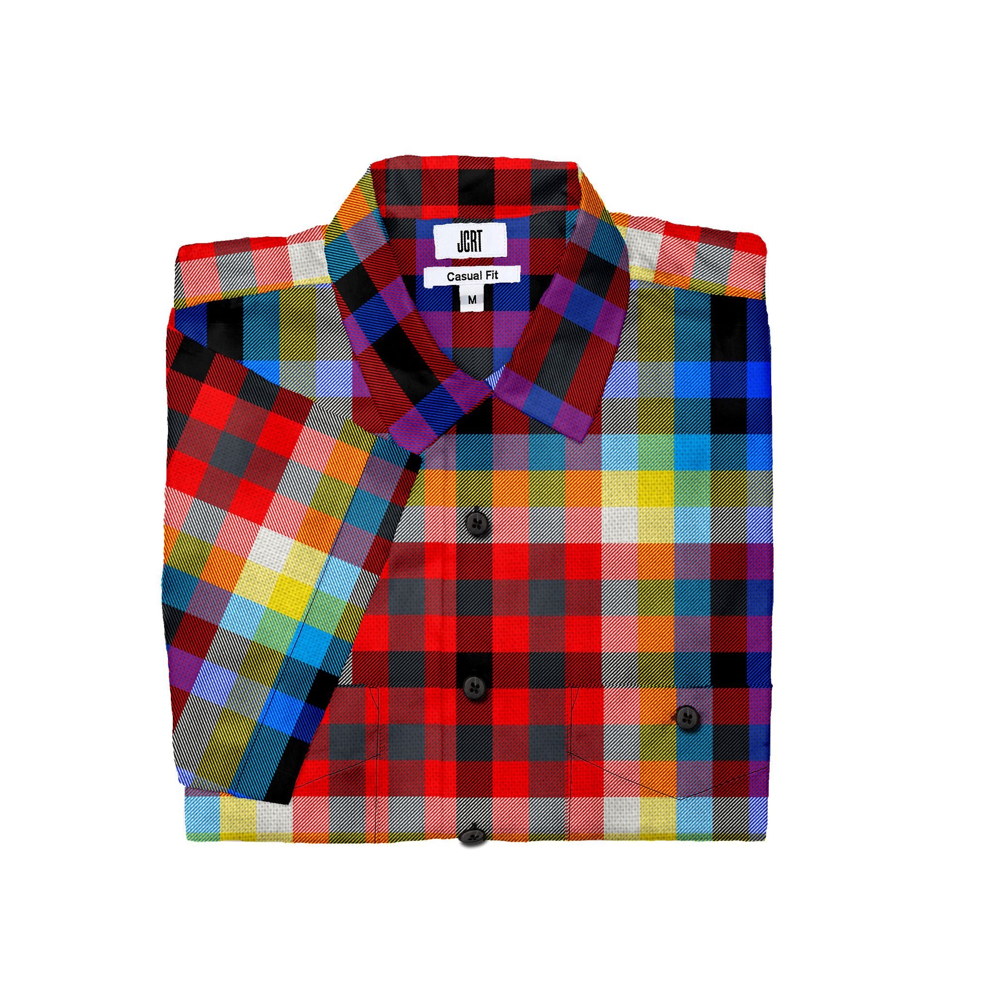 The Tron Plaid Short Sleeve Shirt Jcrt