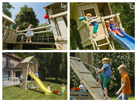 Climbing Frame Towers without Swing Arms 