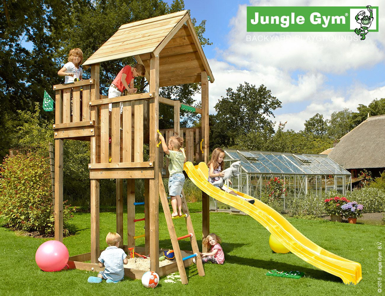 Proficiat Extreme armoede US dollar Jungle Gym Palace Tower | Garden Toy Store