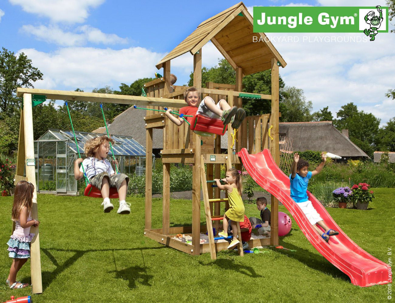 Jungle Gym Palace with Arm | Garden Store