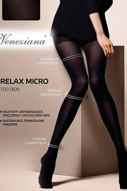 Relax Micro 100 Opaque Support Tights